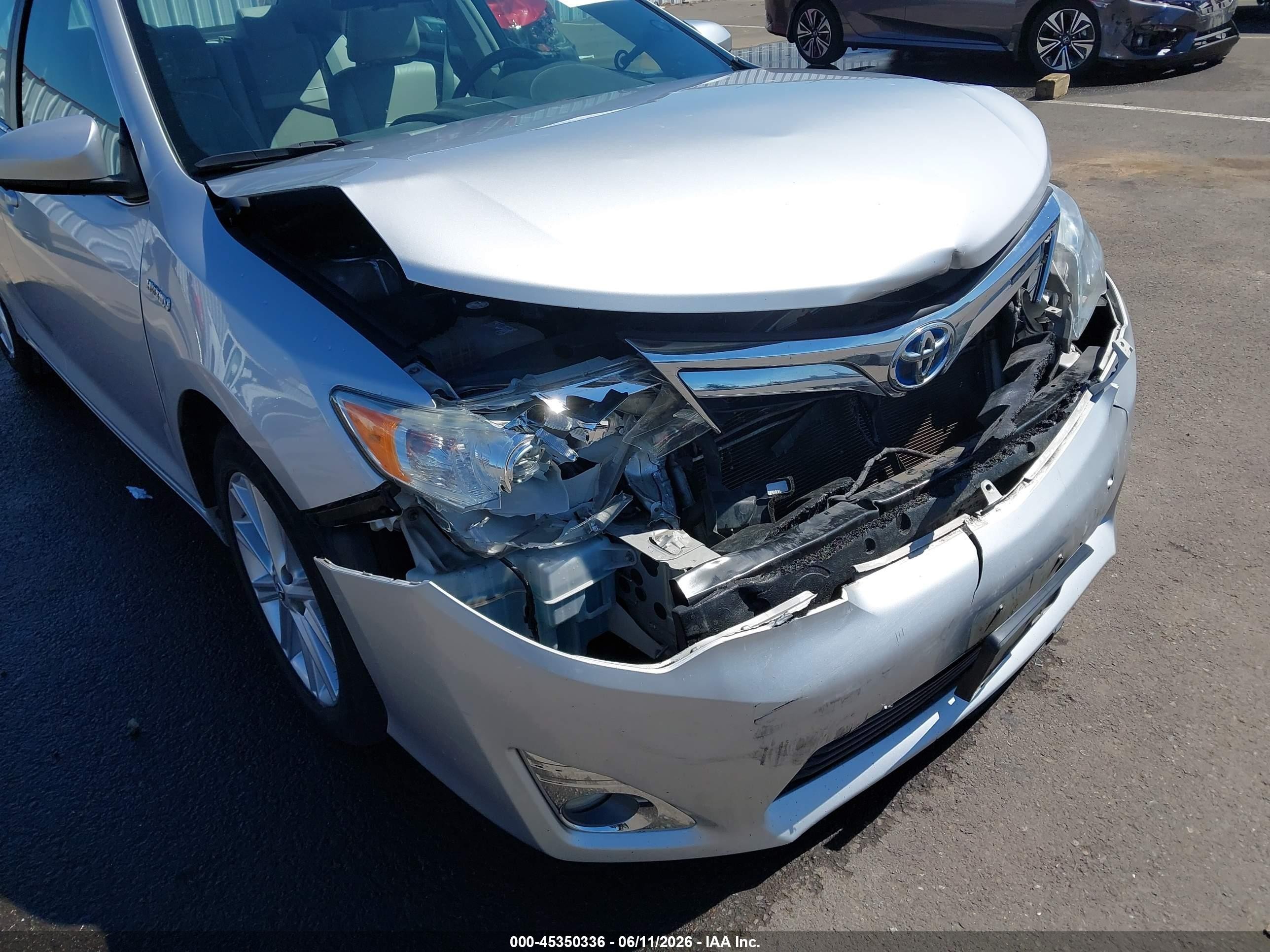 2012 Toyota Camry Hybrid Xle Silver vin: 4T1BD1FK4CU010552