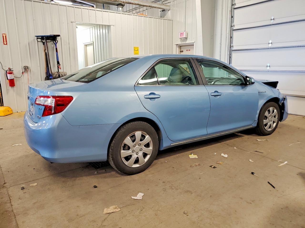 2012 Toyota Camry Hybrid Le Синий vin: 4T1BD1FK4CU013628