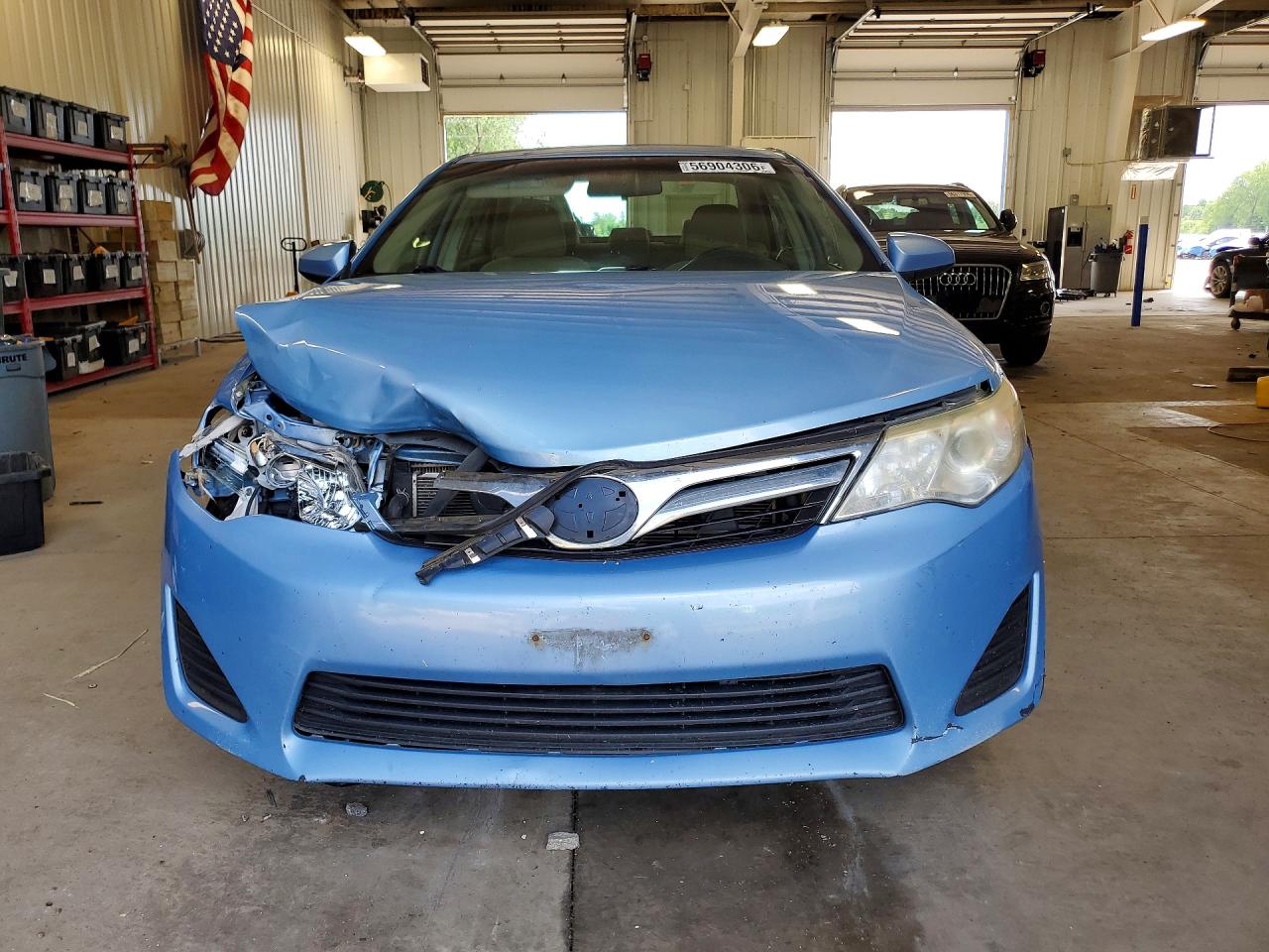 2012 Toyota Camry Hybrid Le Синий vin: 4T1BD1FK4CU013628