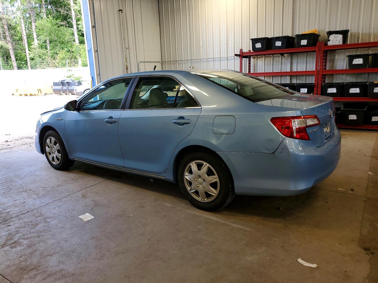 2012 Toyota Camry Hybrid Le Синий vin: 4T1BD1FK4CU013628