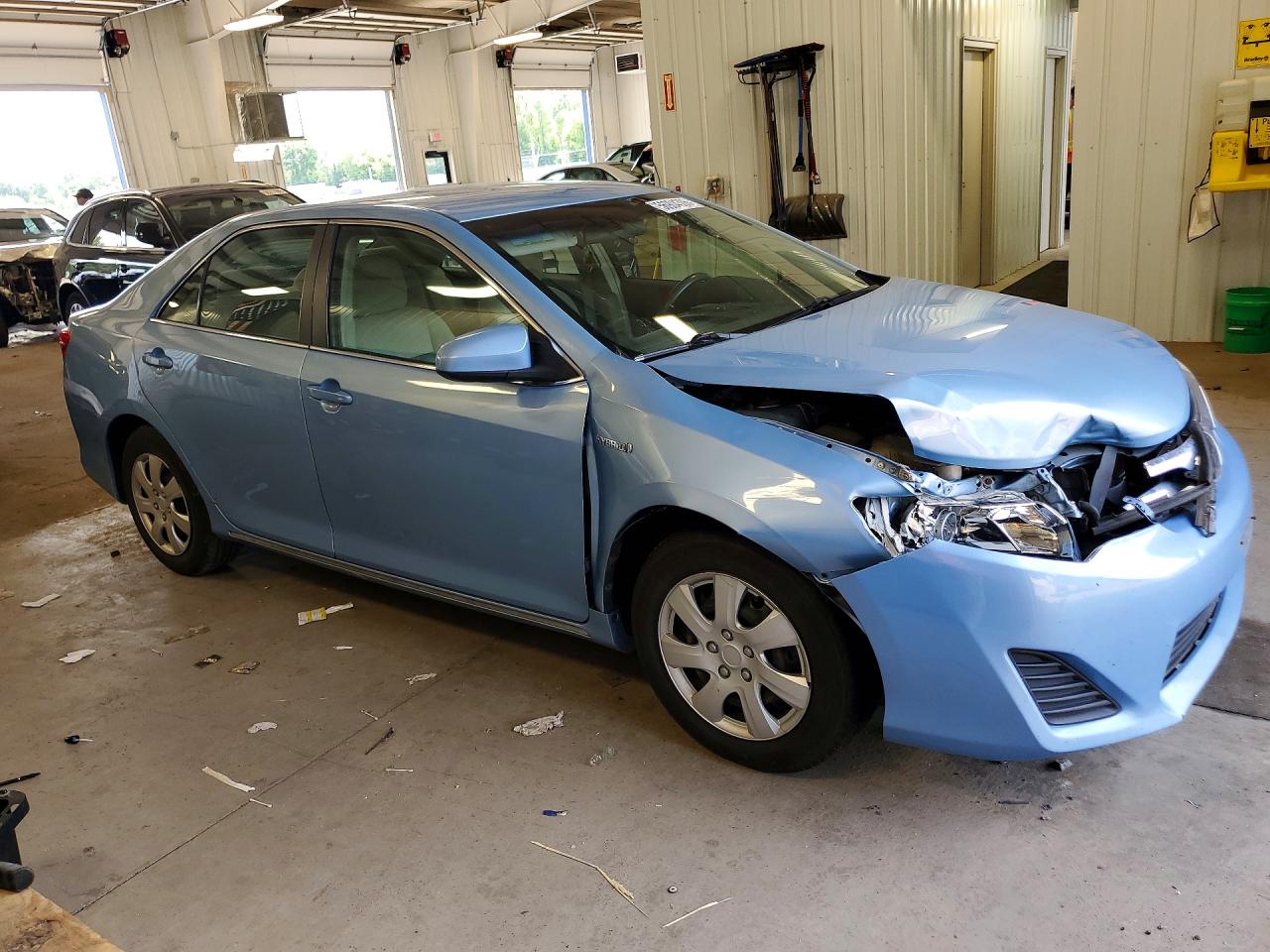 2012 Toyota Camry Hybrid Le Синий vin: 4T1BD1FK4CU013628