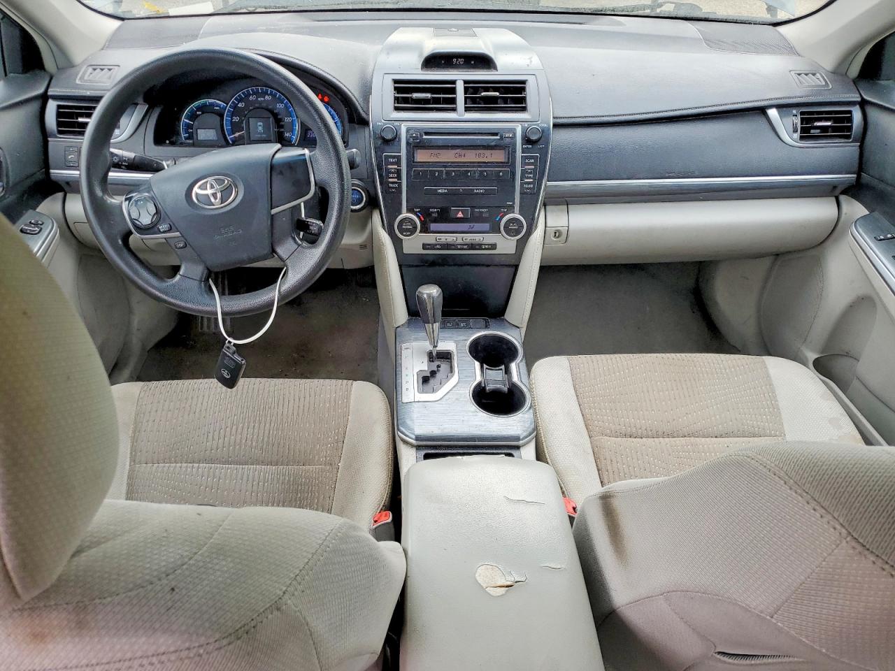 2012 Toyota Camry Hybrid Le Gray vin: 4T1BD1FK4CU013760