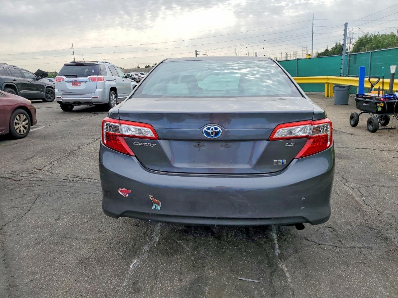 2012 Toyota Camry Hybrid Le Gray vin: 4T1BD1FK4CU013760