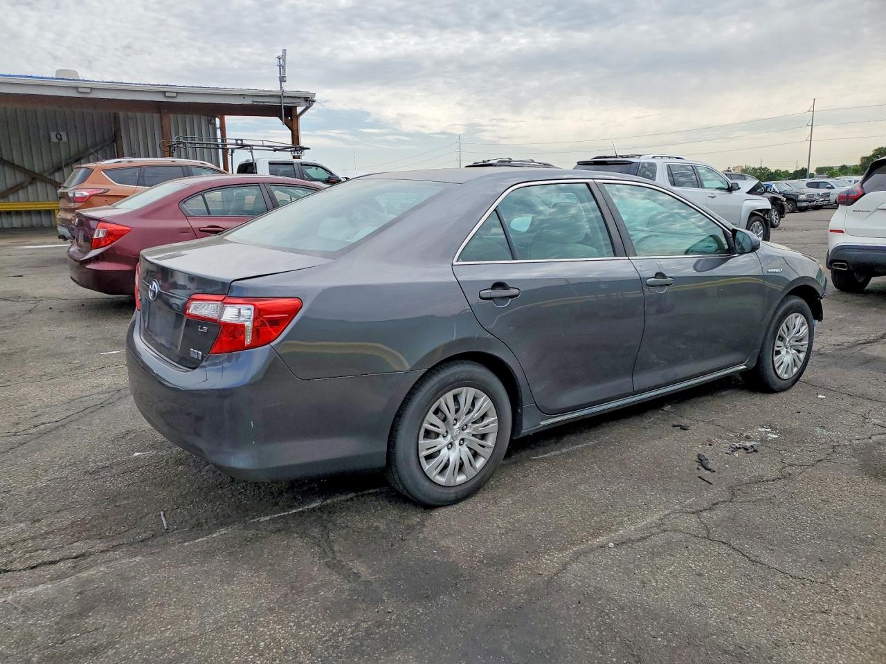 2012 Toyota Camry Hybrid Le Gray vin: 4T1BD1FK4CU013760