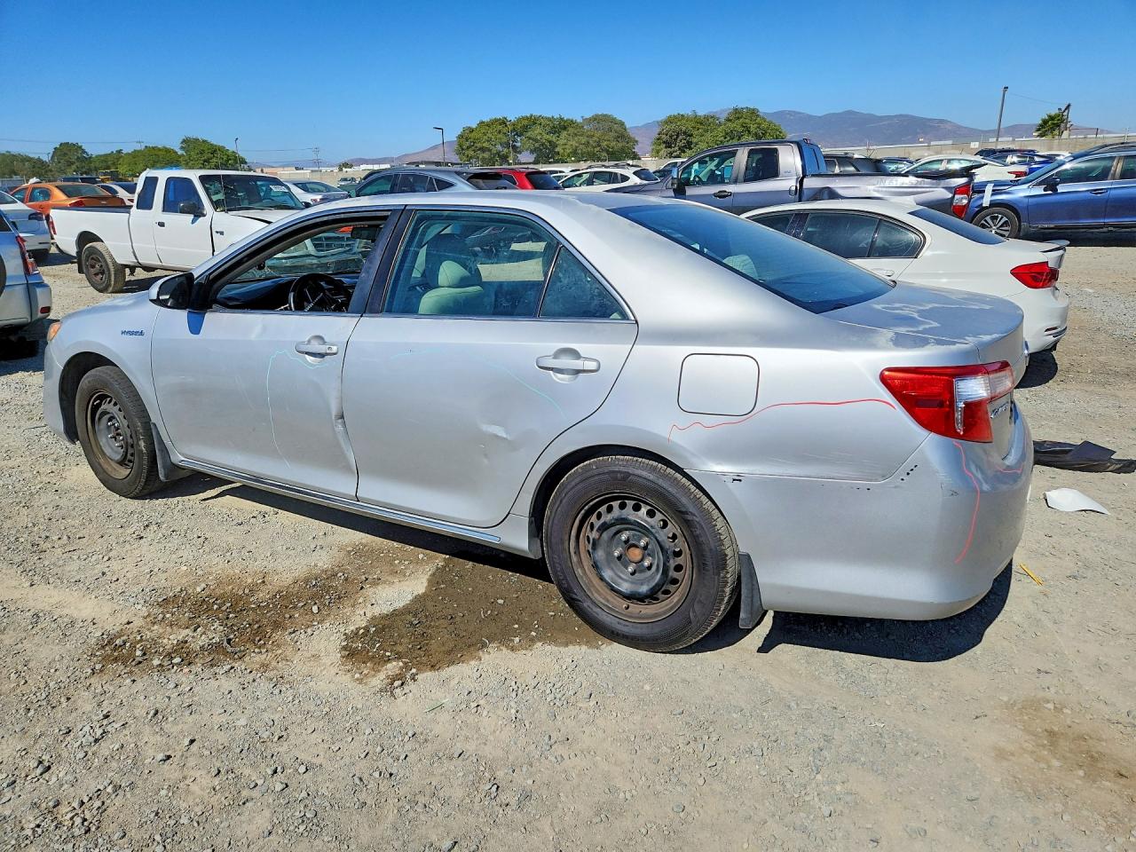 2012 Toyota Camry Hybrid Le Silver vin: 4T1BD1FK4CU019803