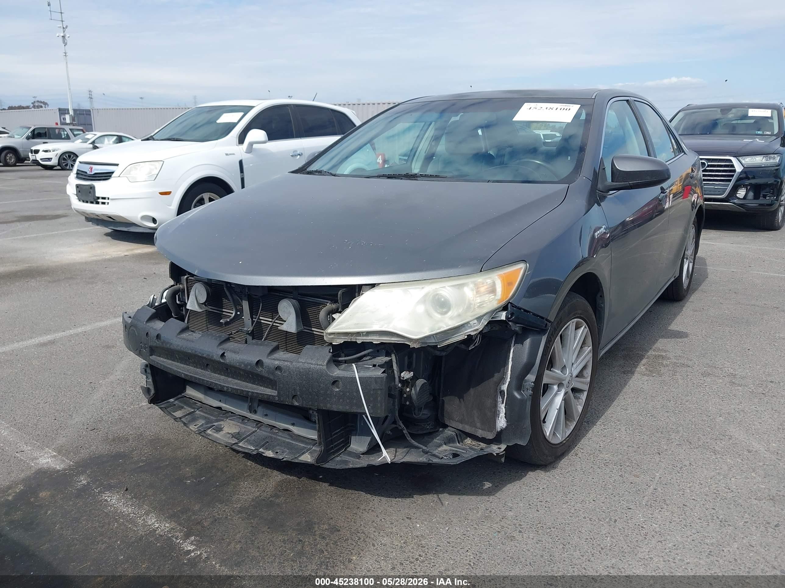 2012 Toyota Camry Hybrid Xle Gray vin: 4T1BD1FK4CU027335