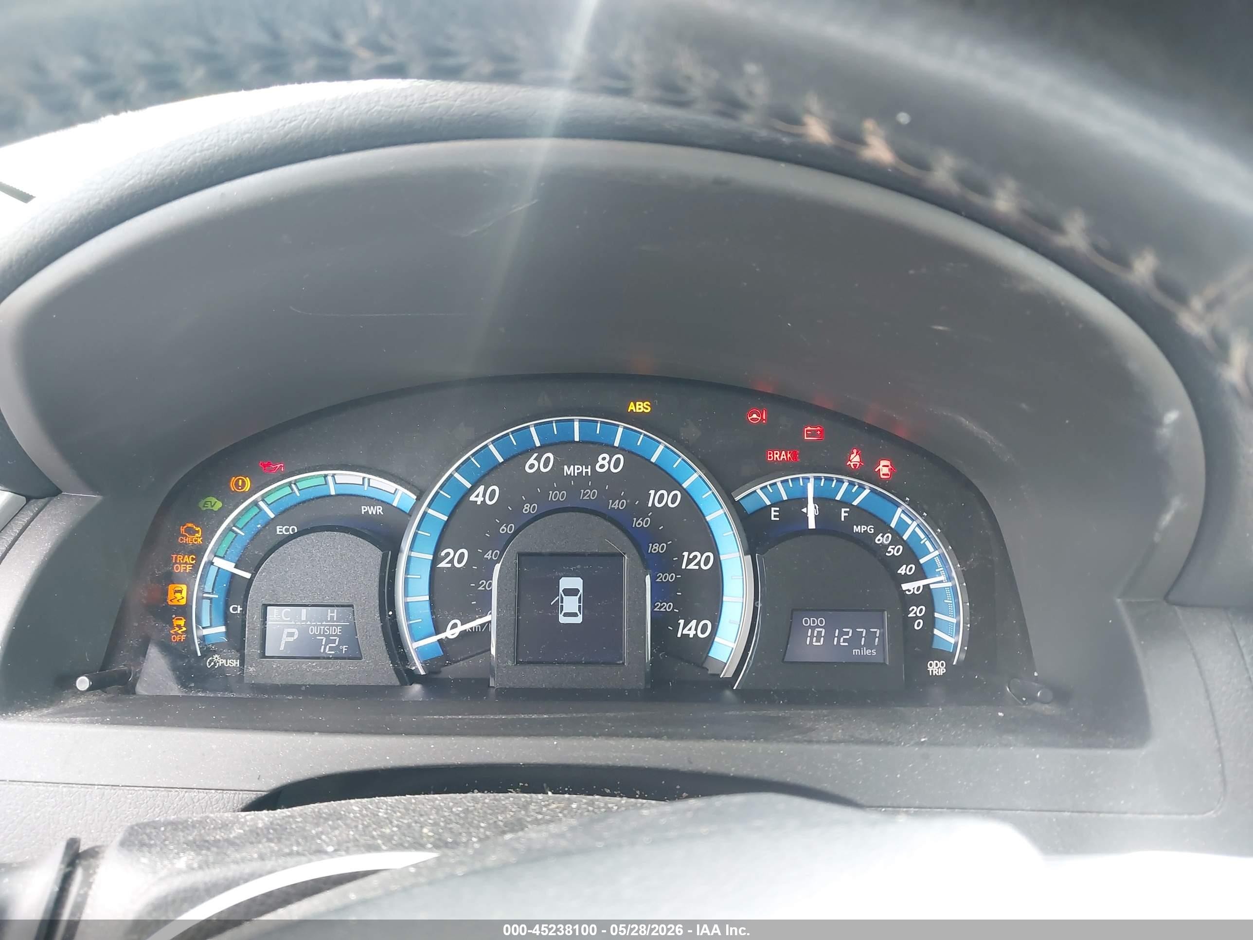 2012 Toyota Camry Hybrid Xle Gray vin: 4T1BD1FK4CU027335