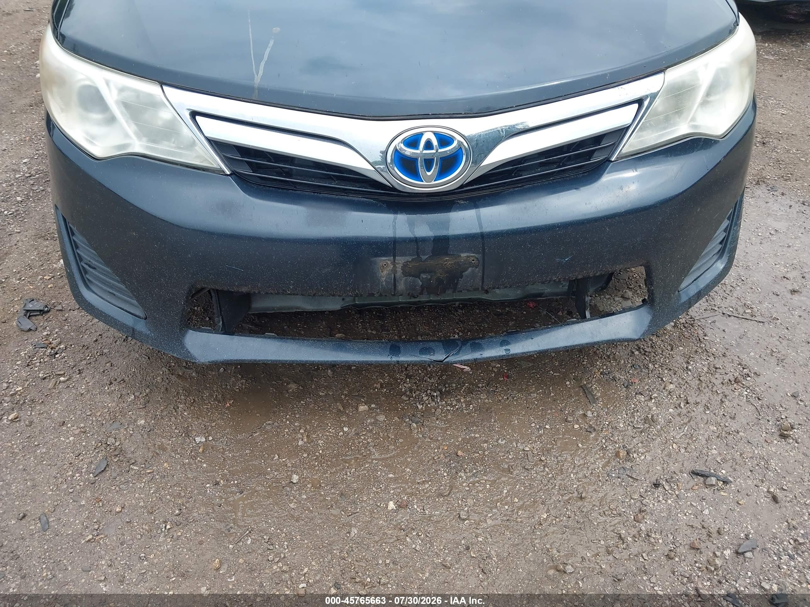 2012 Toyota Camry Hybrid Le Black vin: 4T1BD1FK4CU033720
