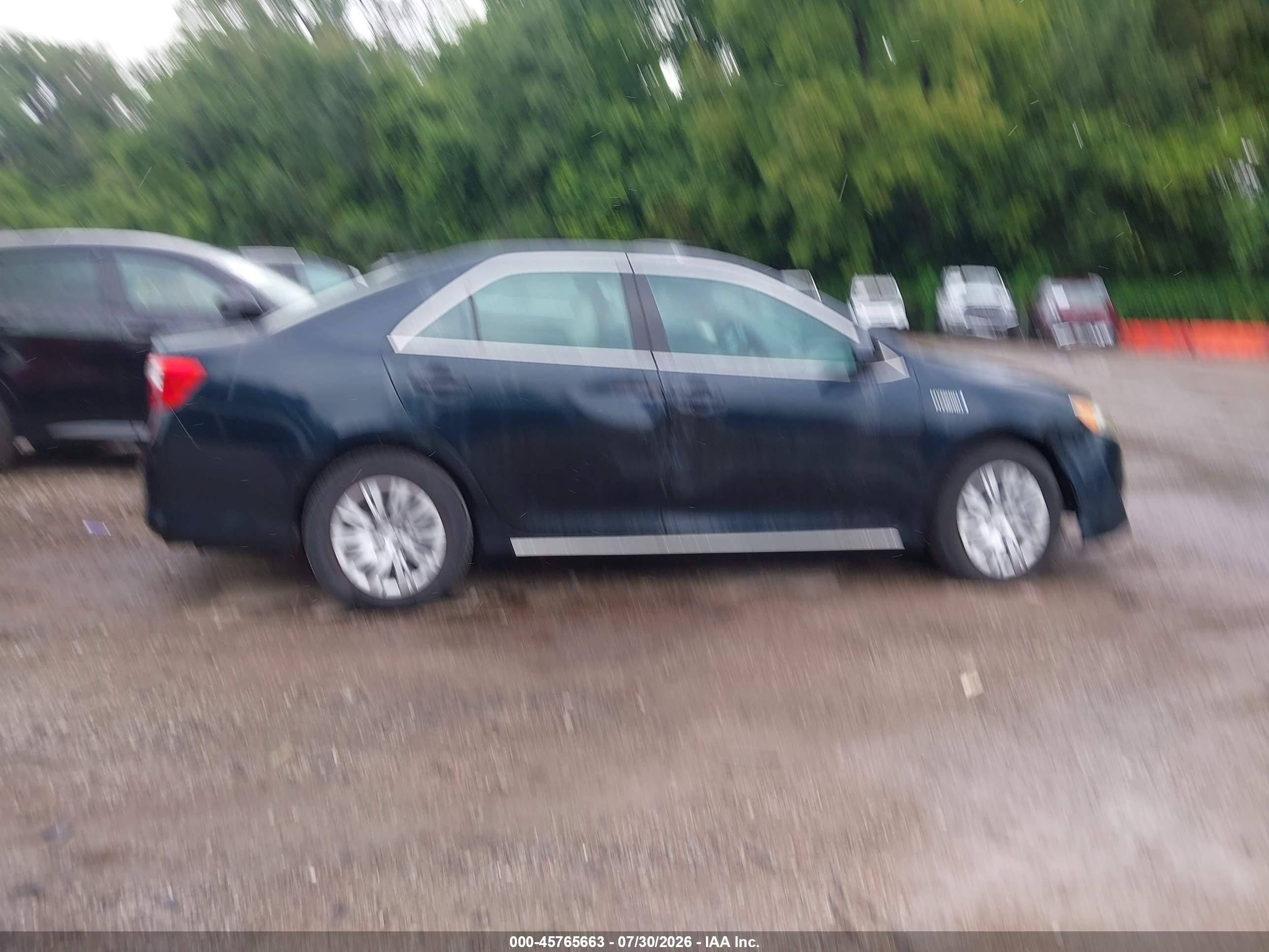 2012 Toyota Camry Hybrid Le Black vin: 4T1BD1FK4CU033720