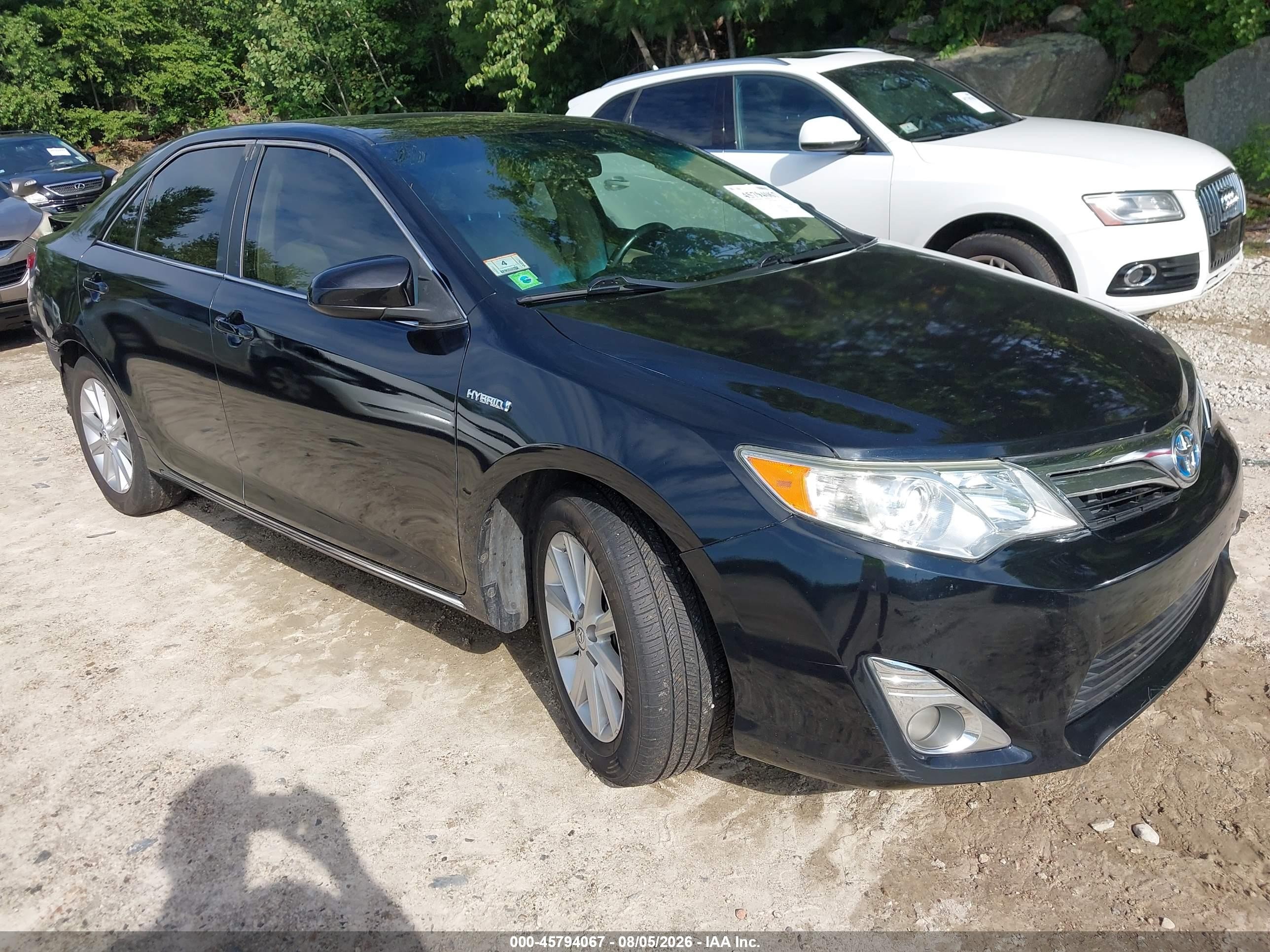 2012 Toyota Camry Hybrid Xle Черный vin: 4T1BD1FK4CU035337