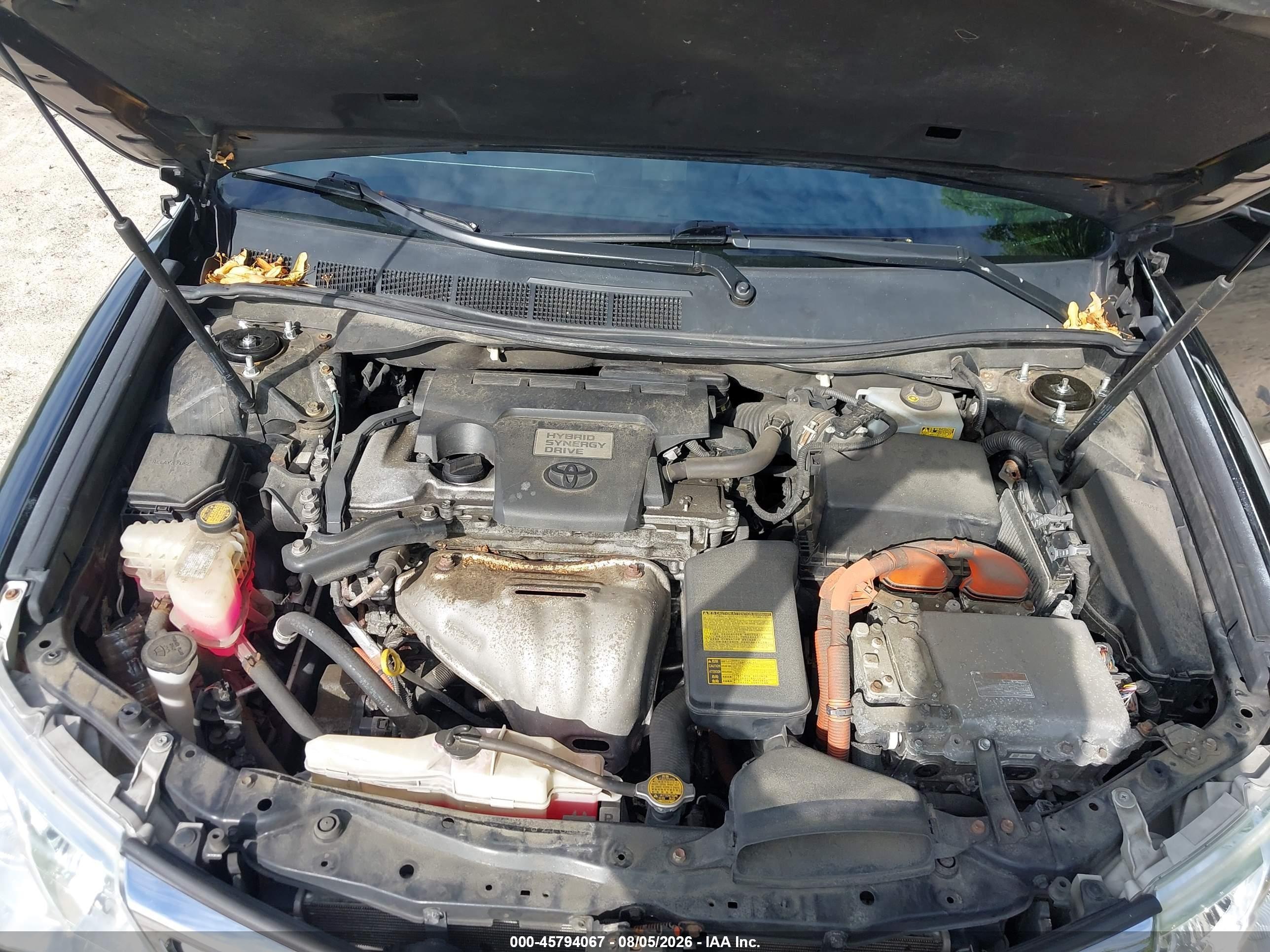 2012 Toyota Camry Hybrid Xle Черный vin: 4T1BD1FK4CU035337