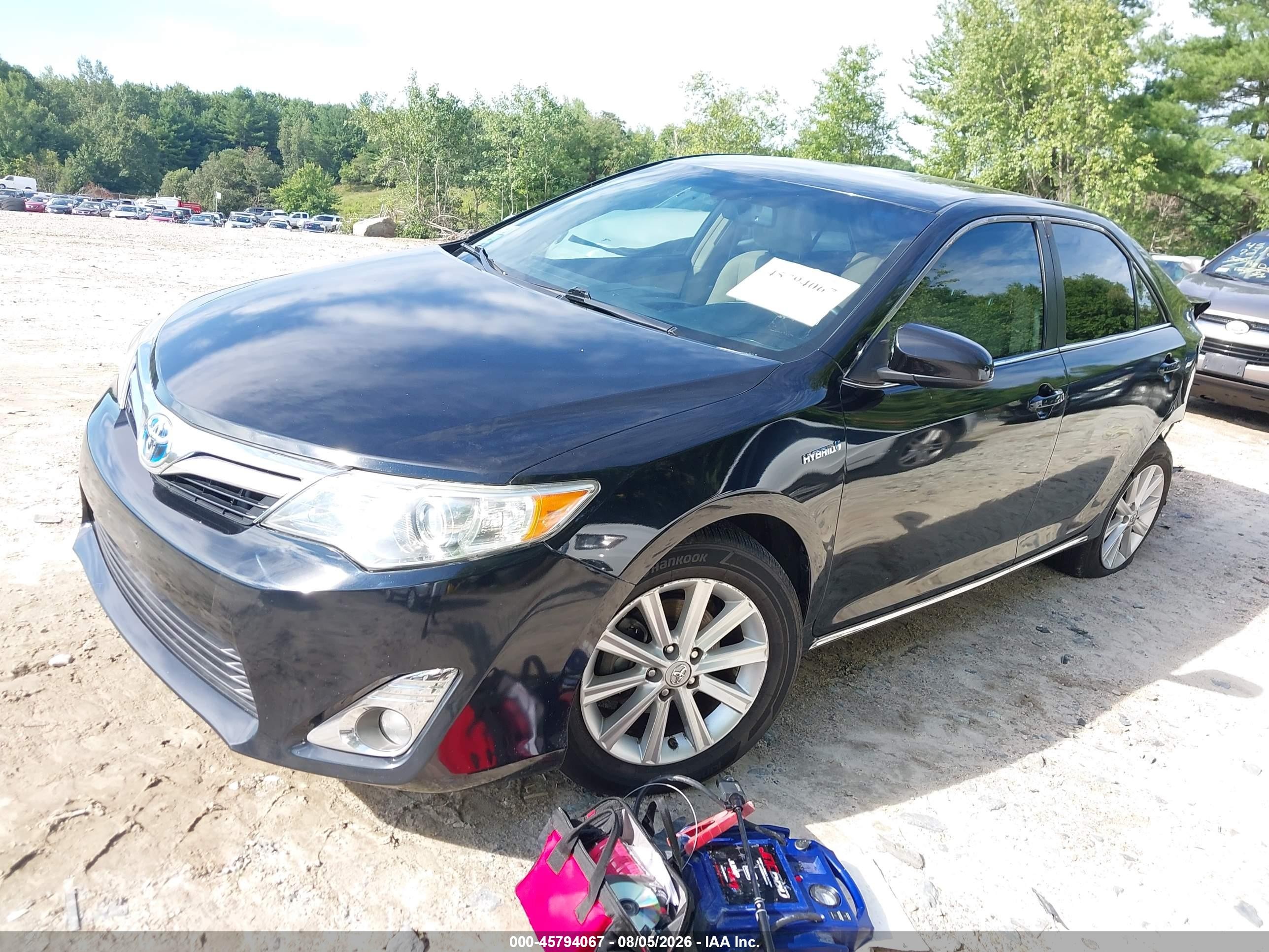 2012 Toyota Camry Hybrid Xle Черный vin: 4T1BD1FK4CU035337