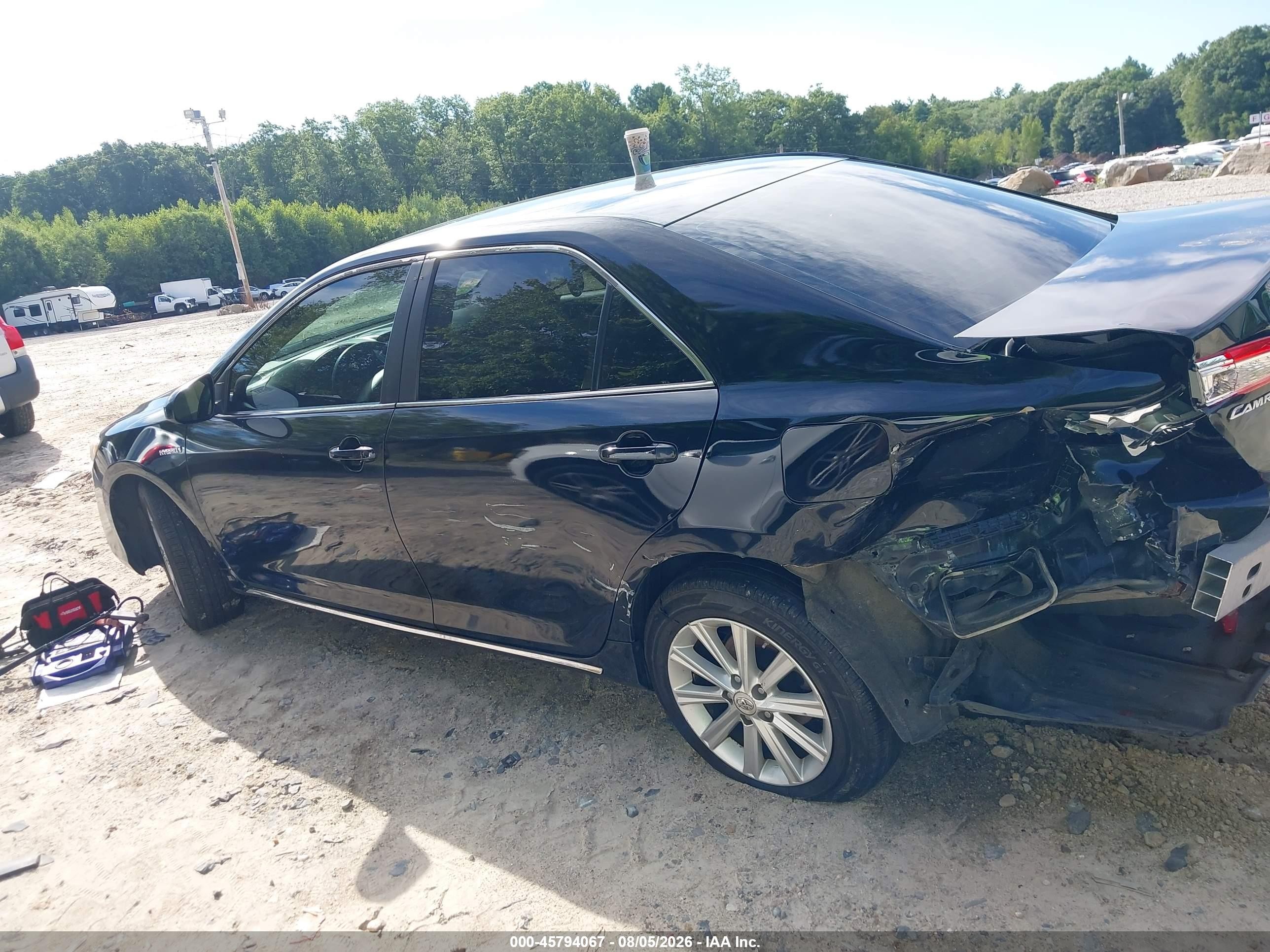2012 Toyota Camry Hybrid Xle Черный vin: 4T1BD1FK4CU035337