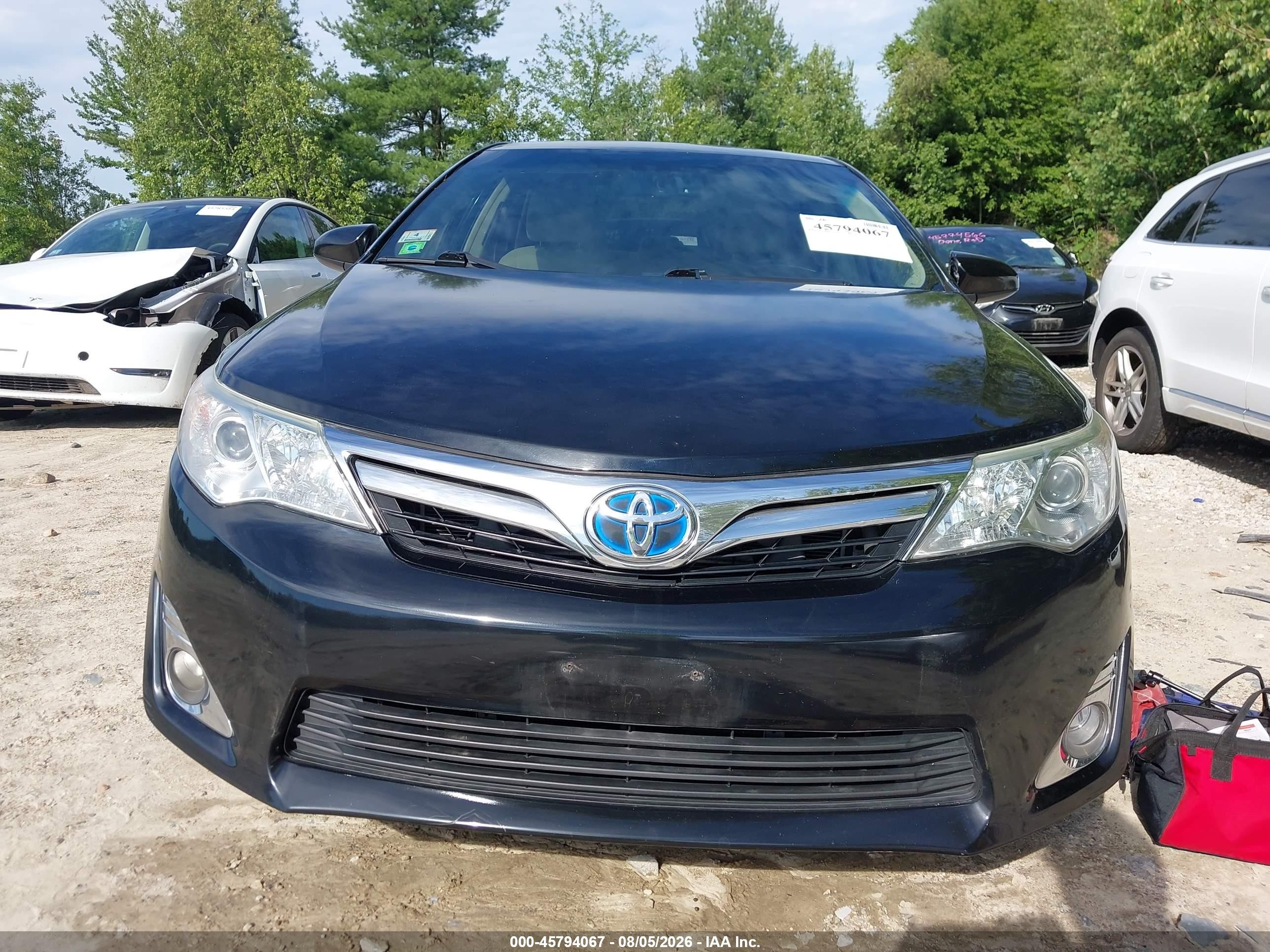 2012 Toyota Camry Hybrid Xle Черный vin: 4T1BD1FK4CU035337