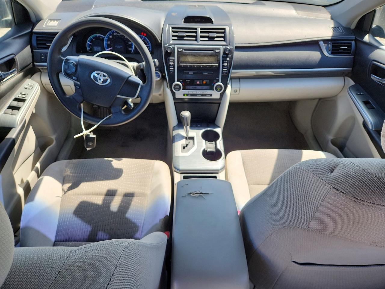 2012 Toyota Camry Hybrid Le Gray vin: 4T1BD1FK4CU038240