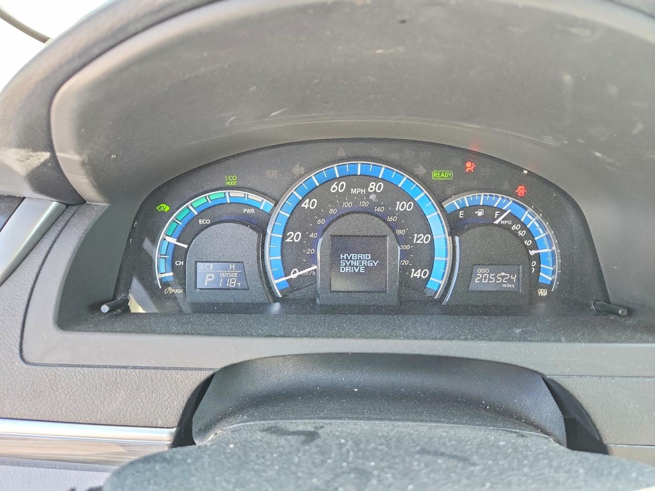 2012 Toyota Camry Hybrid Le Gray vin: 4T1BD1FK4CU038240