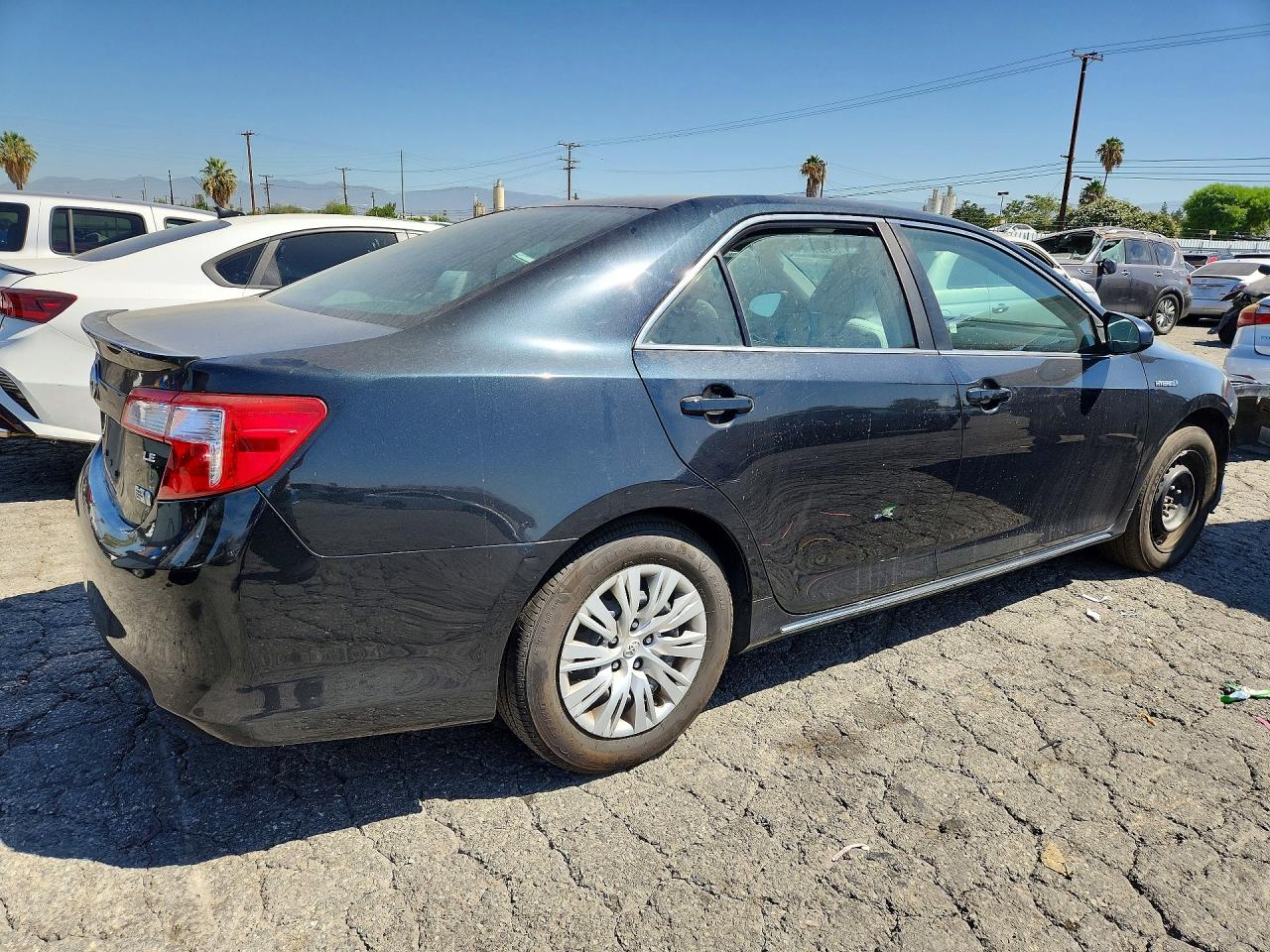 2012 Toyota Camry Hybrid Le Gray vin: 4T1BD1FK4CU038240