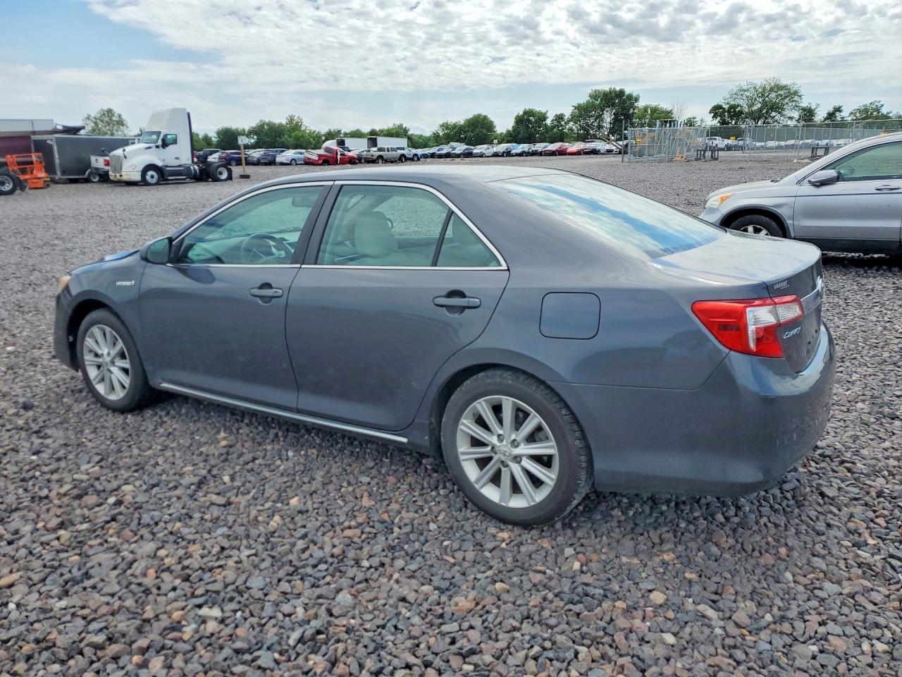 2012 Toyota Camry Hybrid Xle Gray vin: 4T1BD1FK4CU038786