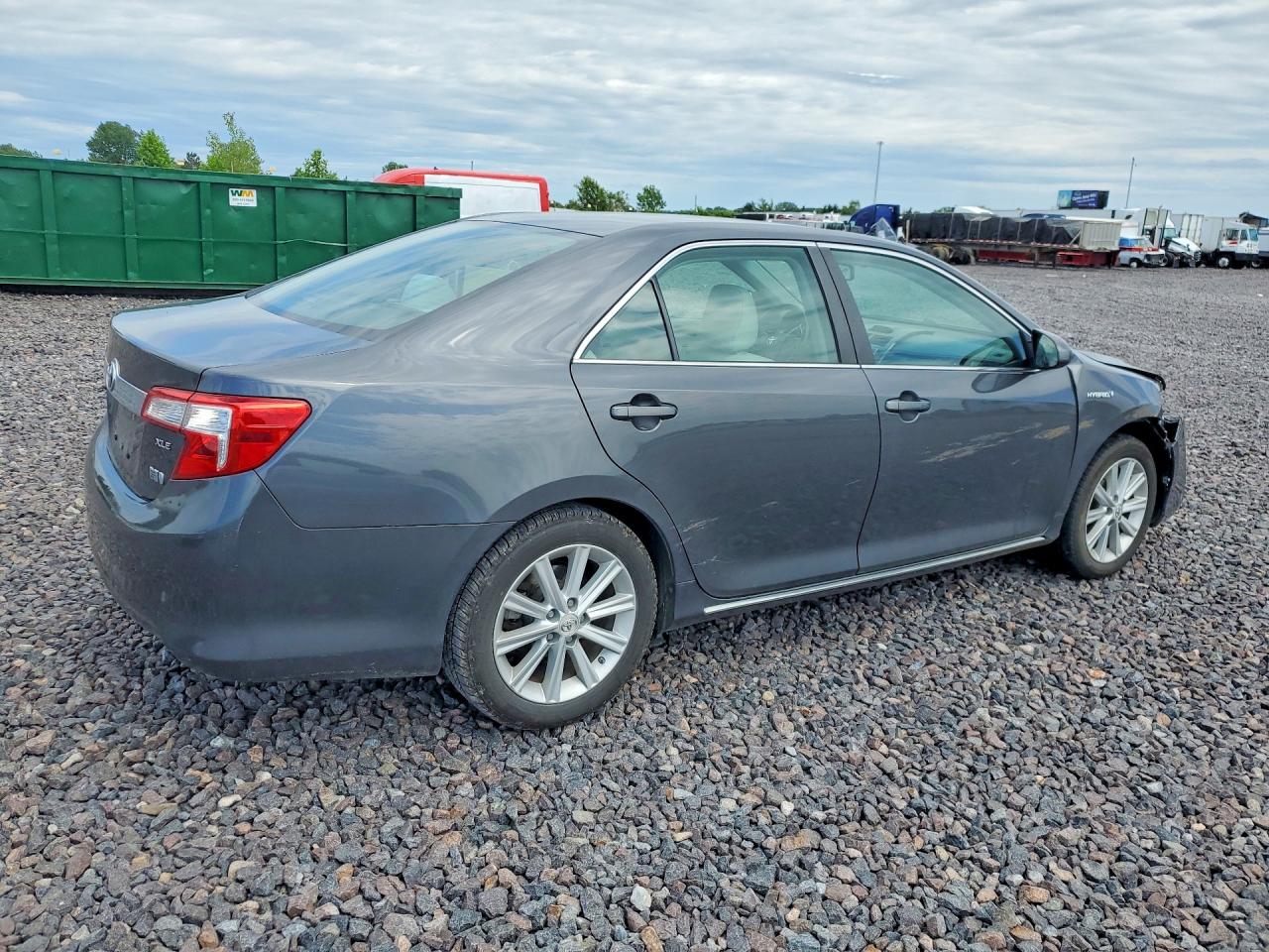 2012 Toyota Camry Hybrid Xle Gray vin: 4T1BD1FK4CU038786