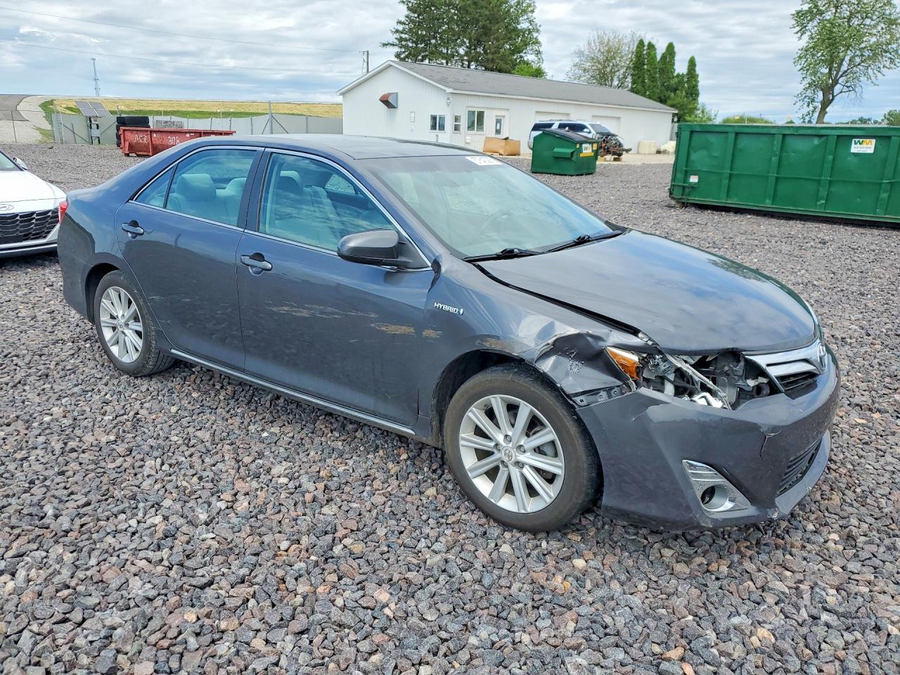 2012 Toyota Camry Hybrid Xle Gray vin: 4T1BD1FK4CU038786