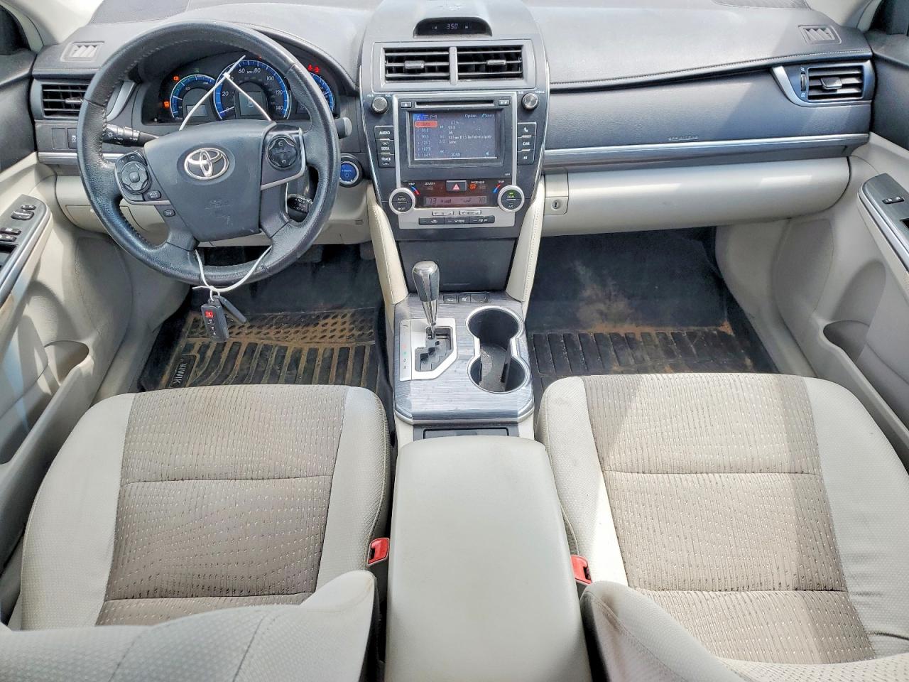 2012 Toyota Camry Hybrid Xle Gray vin: 4T1BD1FK4CU038786