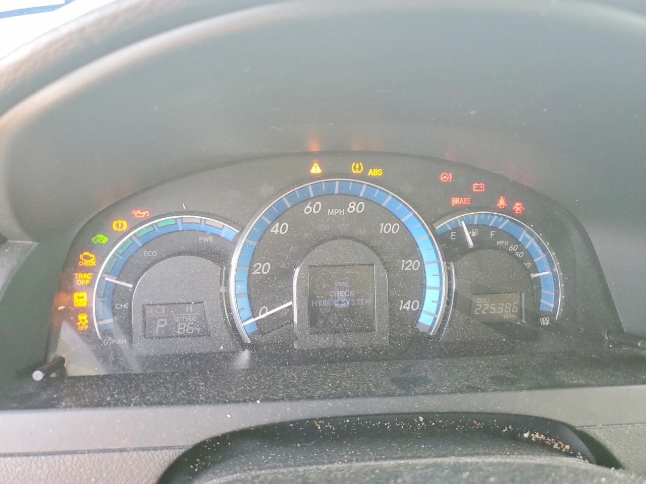 2012 Toyota Camry Hybrid Xle Серый vin: 4T1BD1FK4CU041641