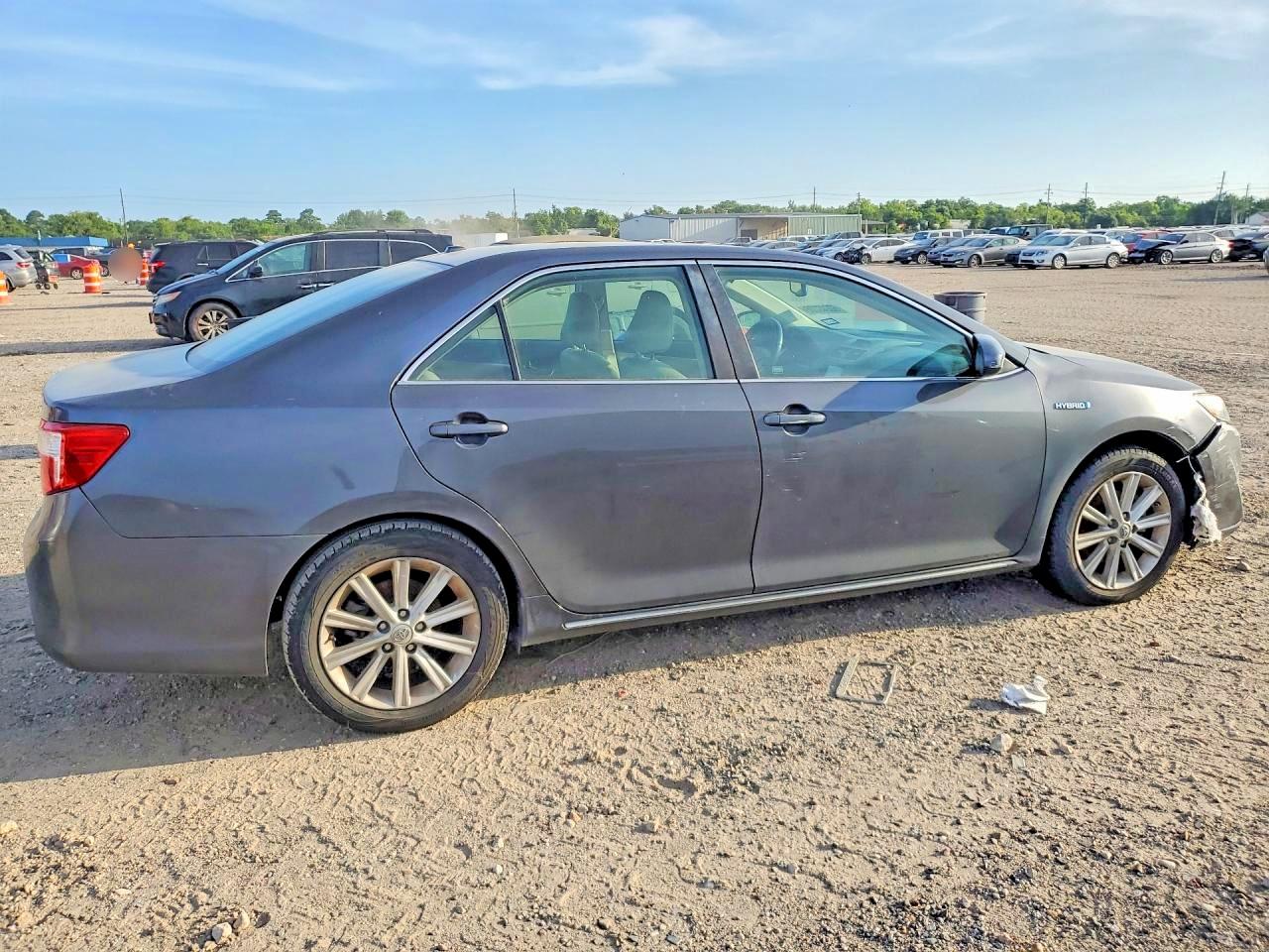 2012 Toyota Camry Hybrid Xle Серый vin: 4T1BD1FK4CU041641