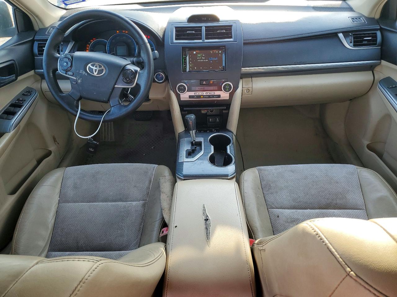 2012 Toyota Camry Hybrid Xle Серый vin: 4T1BD1FK4CU041641