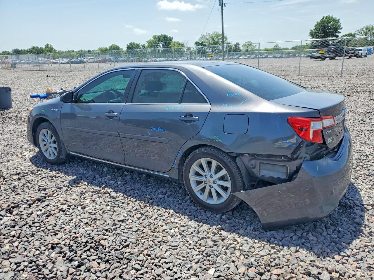 2012 Toyota Camry Hybrid Xle Gray vin: 4T1BD1FK4CU043552