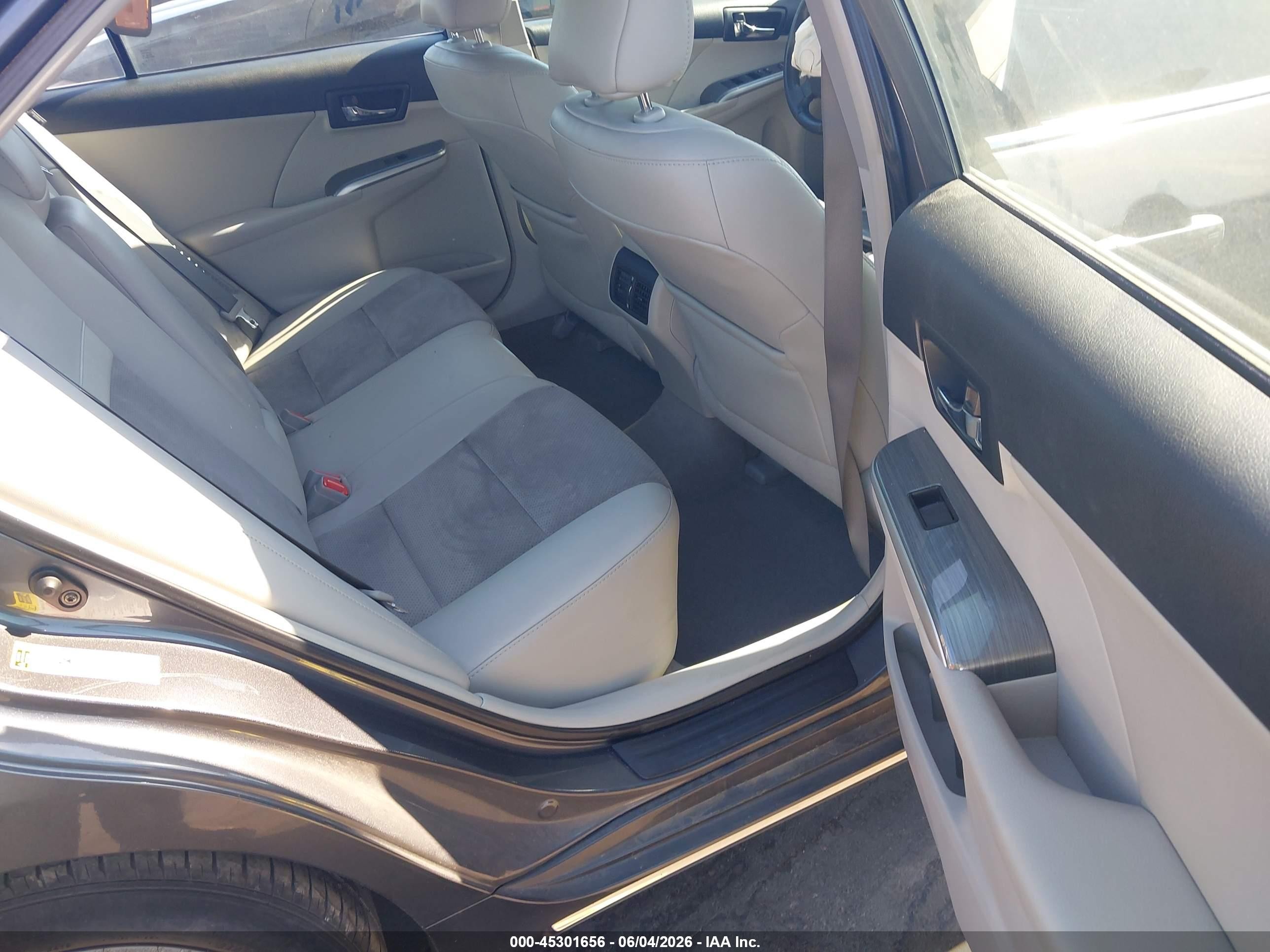 2012 Toyota Camry Hybrid Xle Gray vin: 4T1BD1FK4CU043888