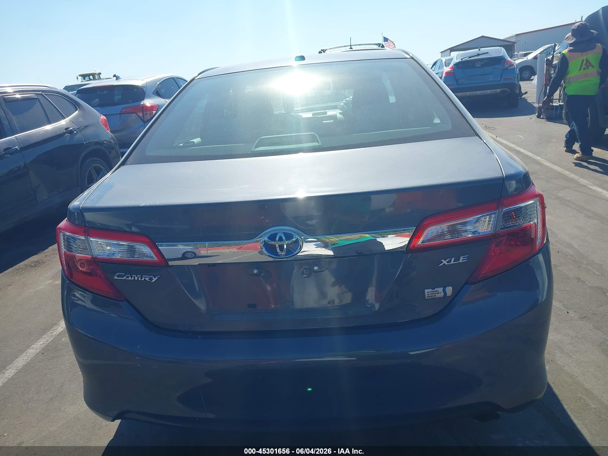 2012 Toyota Camry Hybrid Xle Gray vin: 4T1BD1FK4CU043888