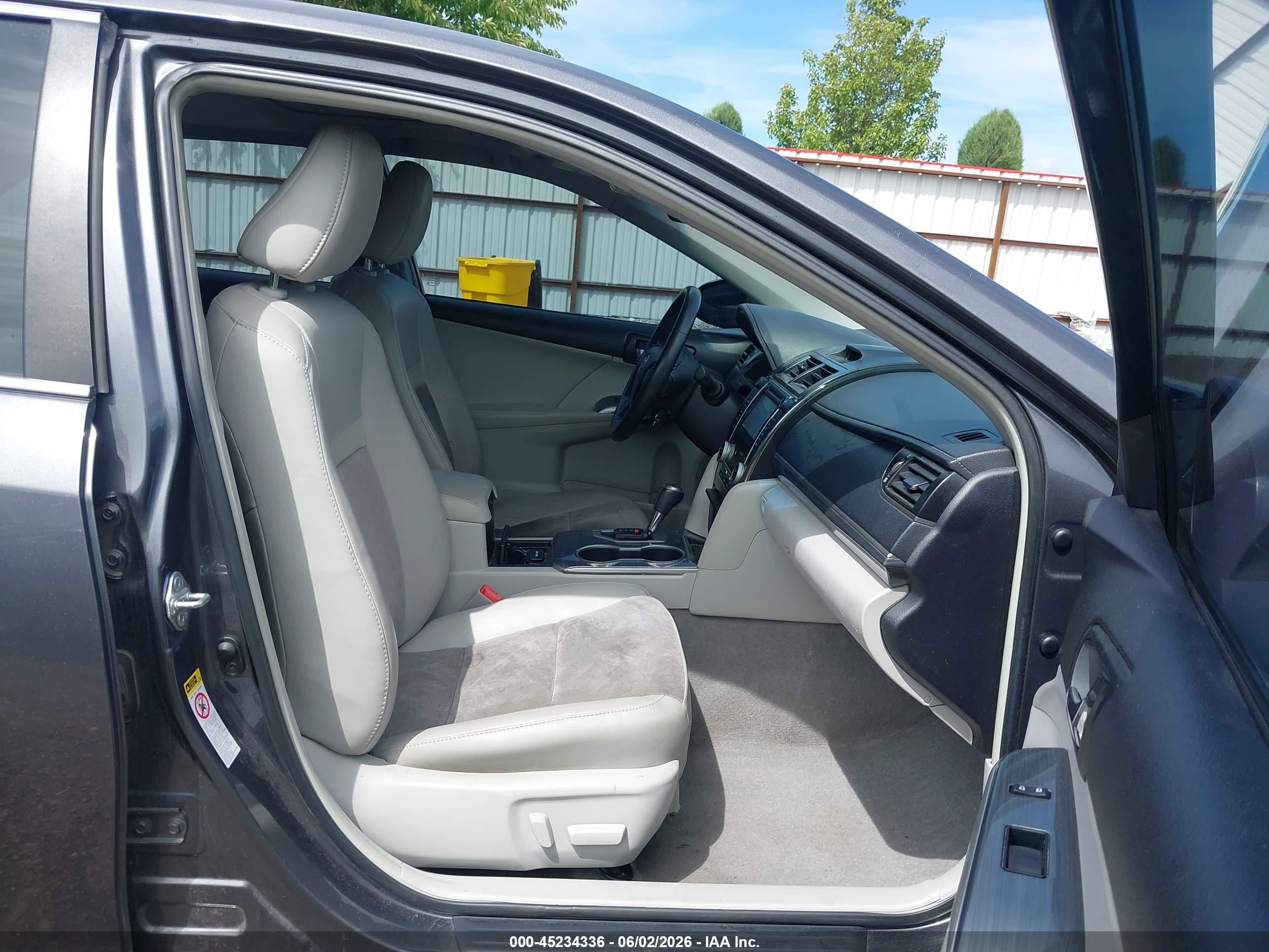 2012 Toyota Camry Hybrid Xle Gray vin: 4T1BD1FK4CU043955