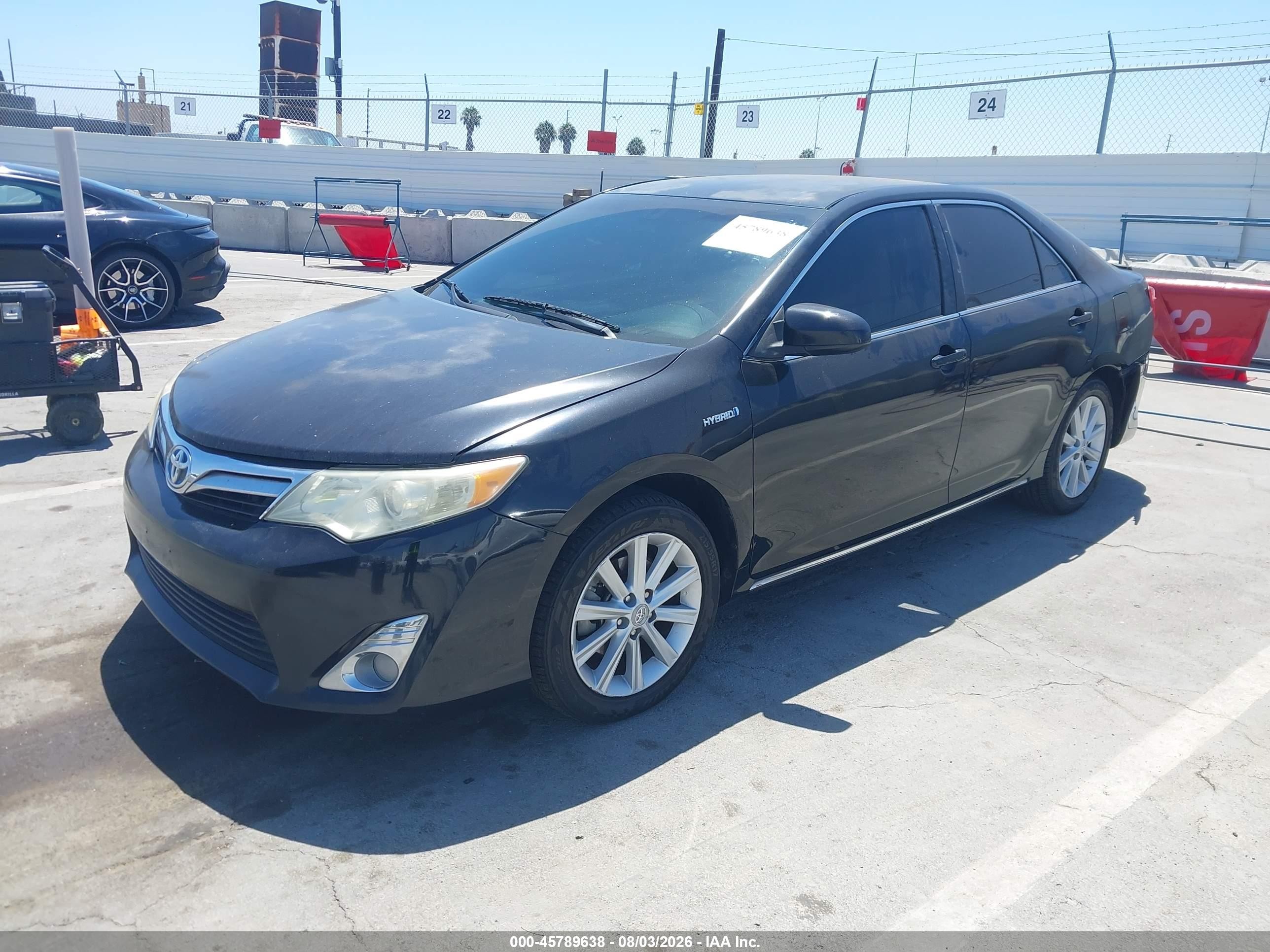 2012 Toyota Camry Hybrid Xle Black vin: 4T1BD1FK4CU053062