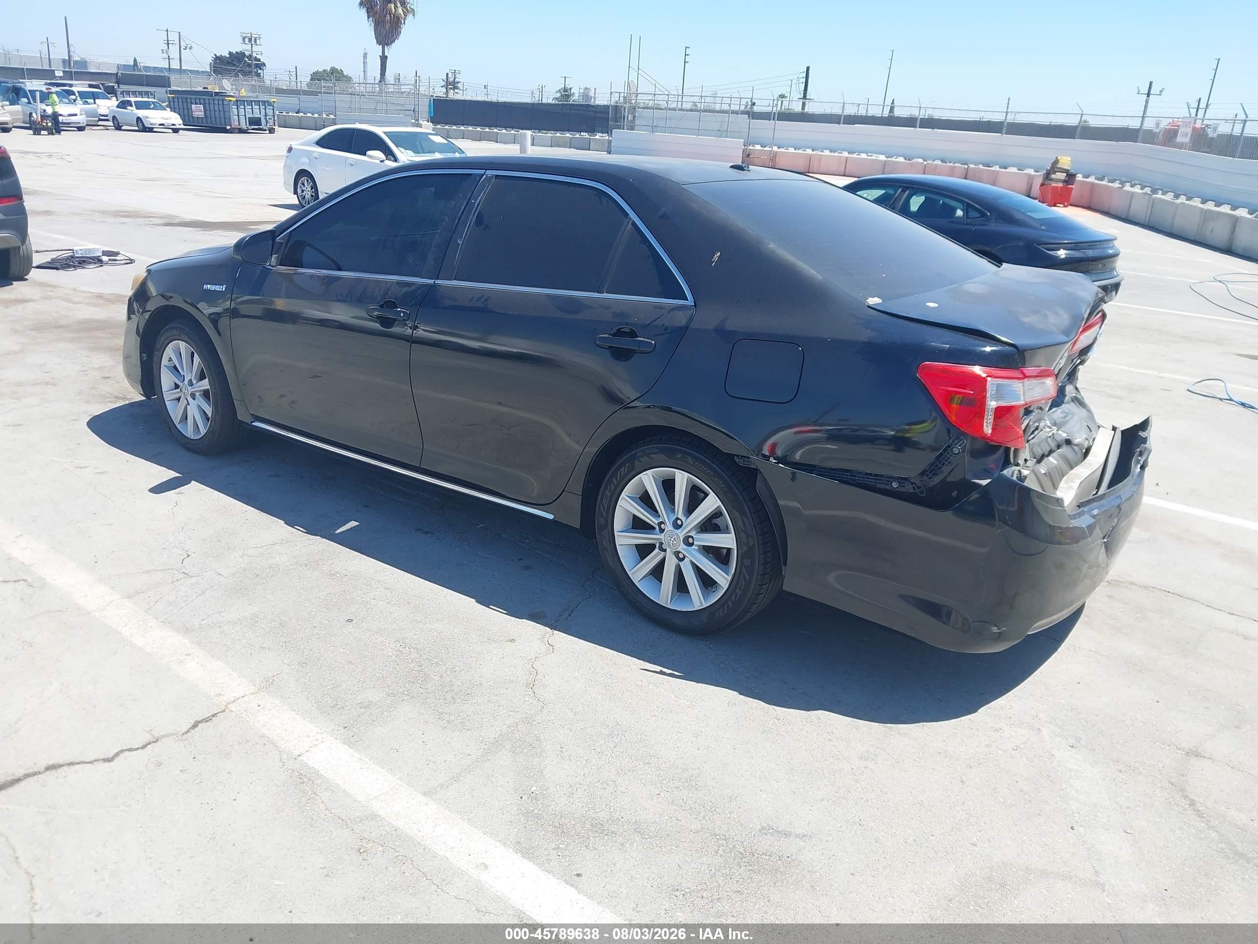 2012 Toyota Camry Hybrid Xle Black vin: 4T1BD1FK4CU053062