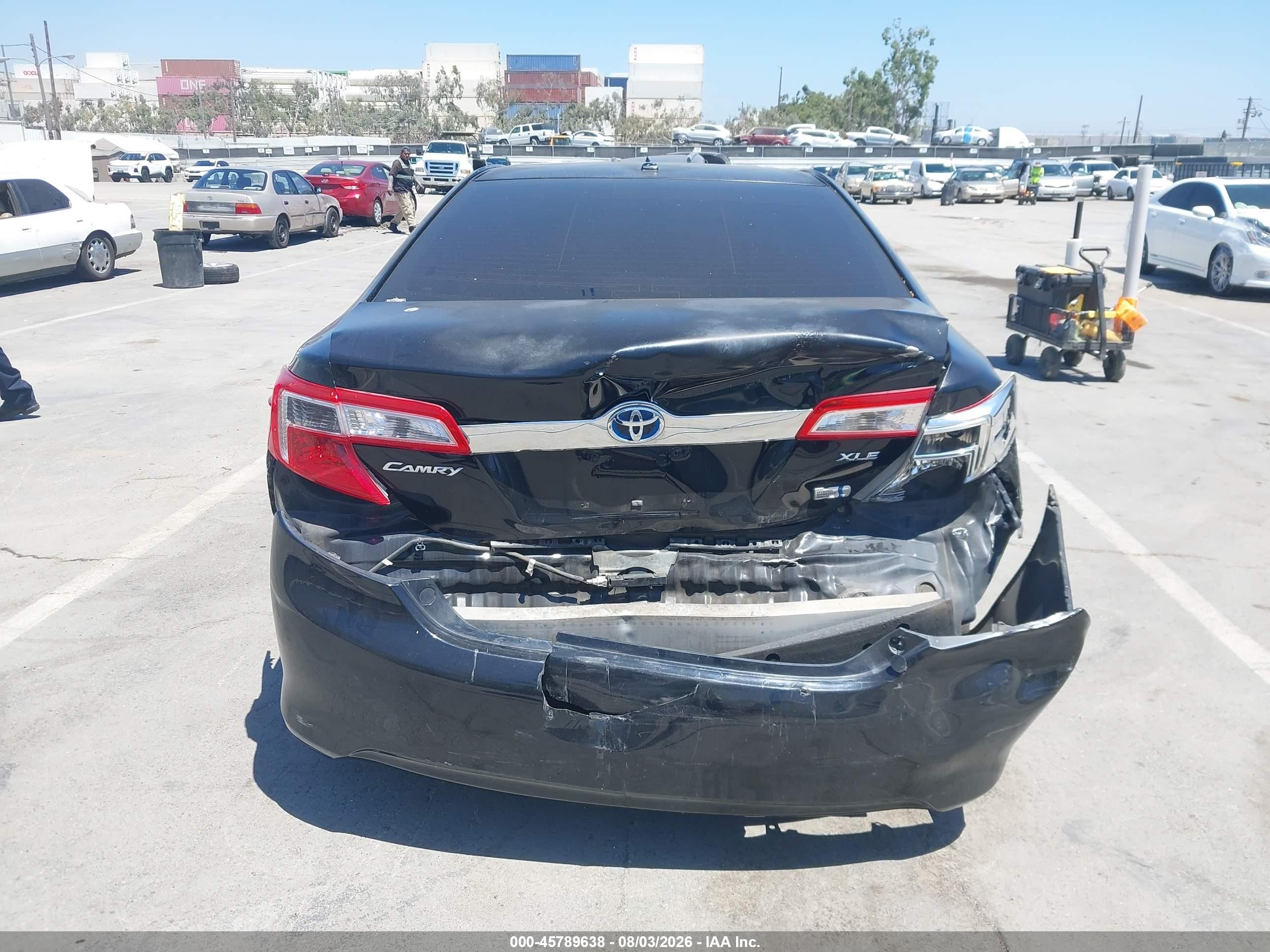 2012 Toyota Camry Hybrid Xle Black vin: 4T1BD1FK4CU053062