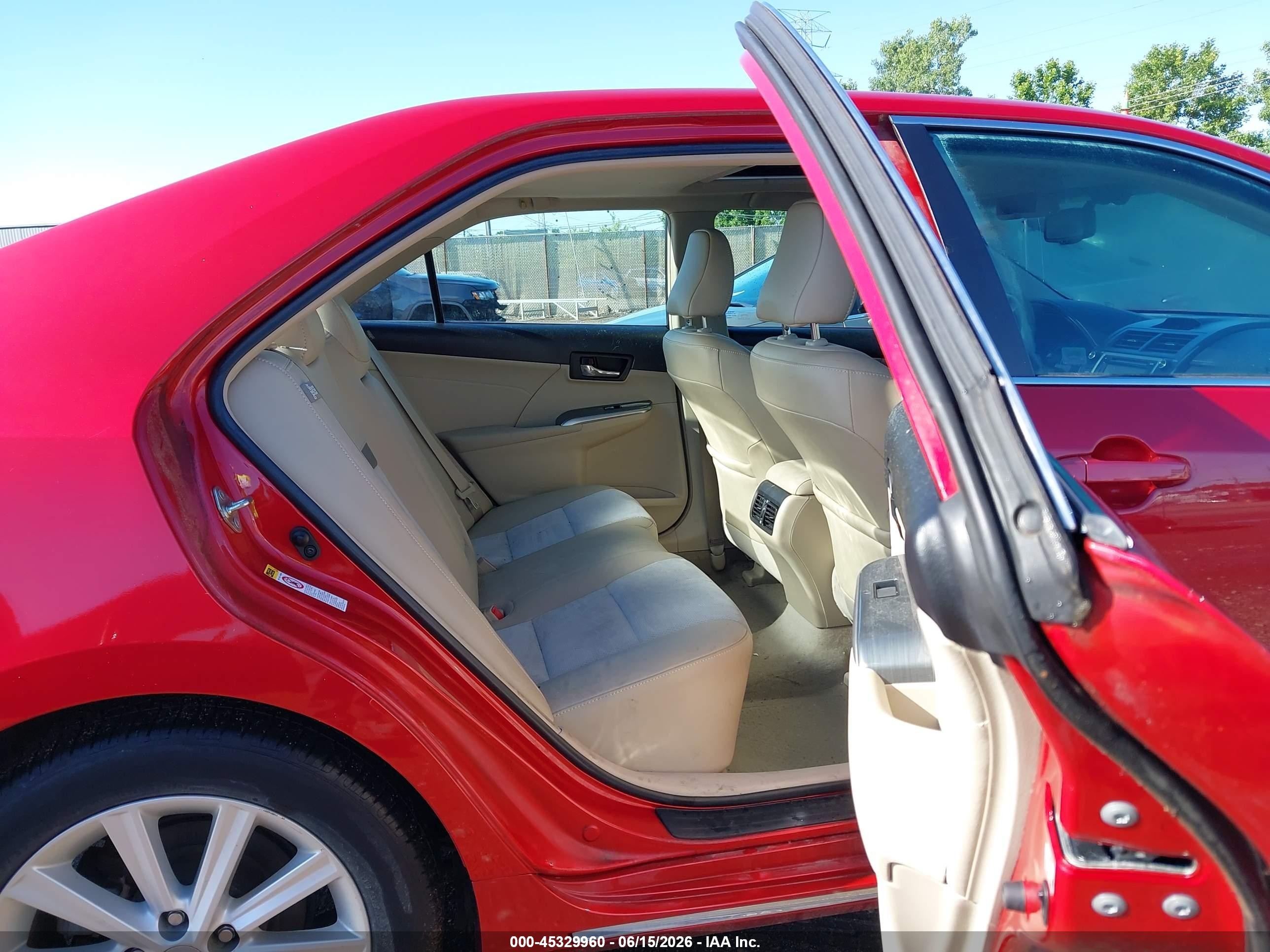 2013 Toyota Camry Hybrid Xle Красный vin: 4T1BD1FK4DU067612