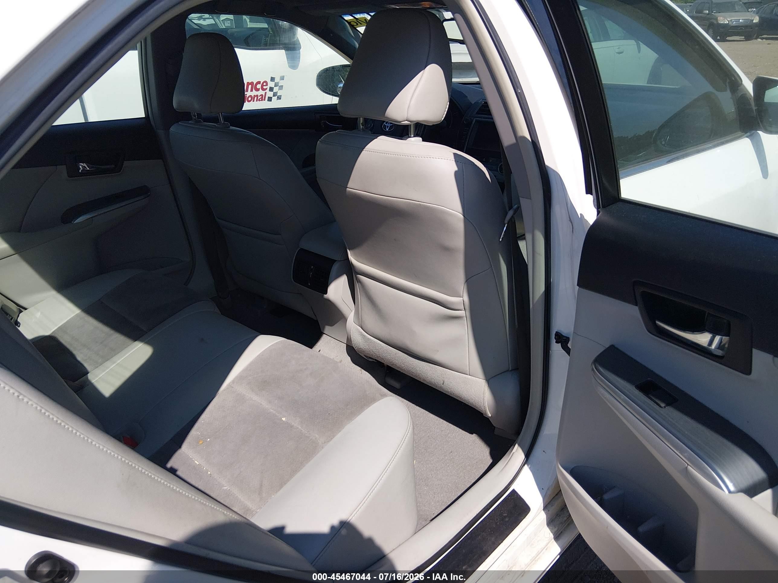 2013 Toyota Camry Hybrid Xle White vin: 4T1BD1FK4DU067688