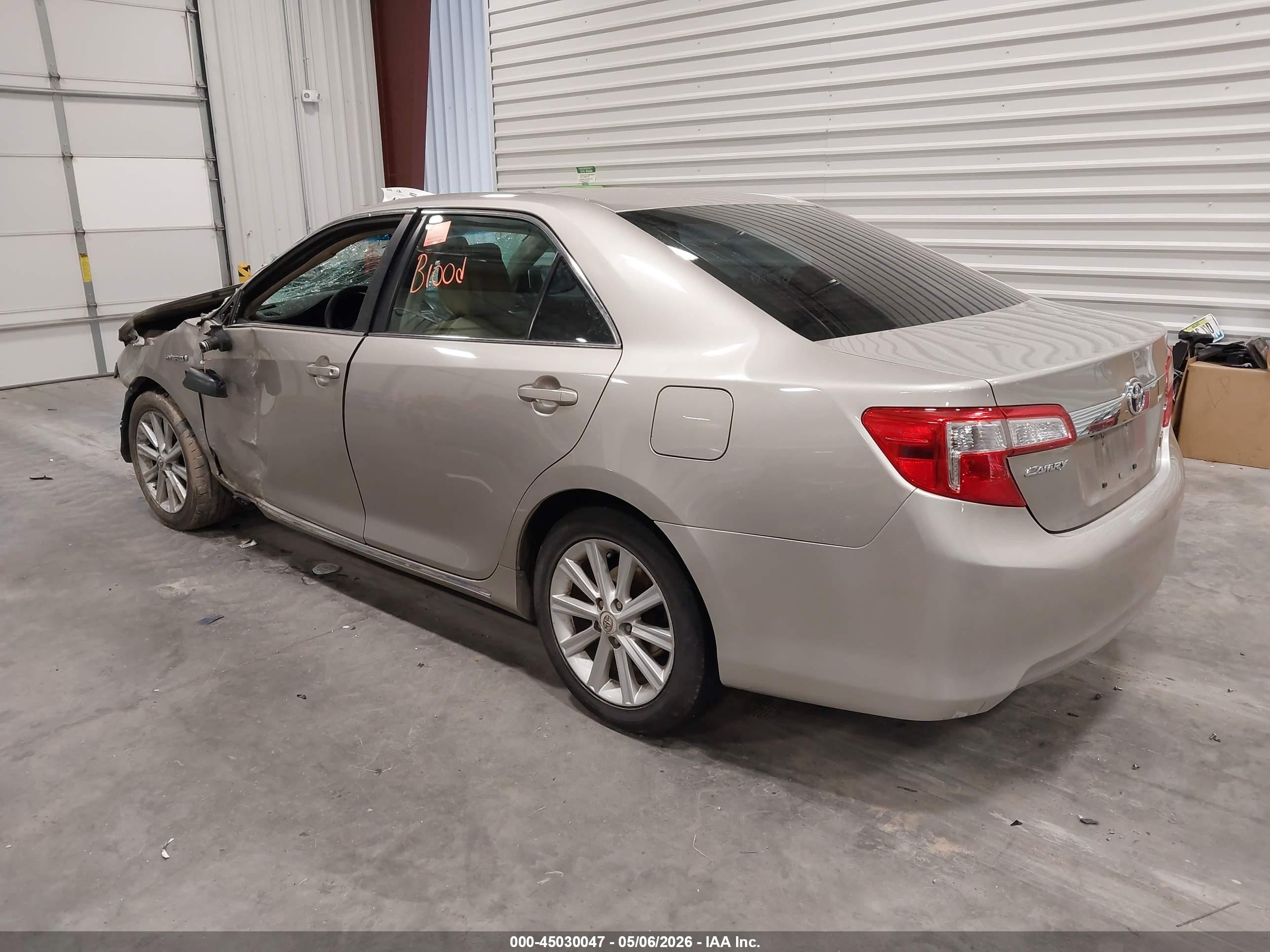 2013 Toyota Camry Hybrid Xle Champagne vin: 4T1BD1FK4DU069716