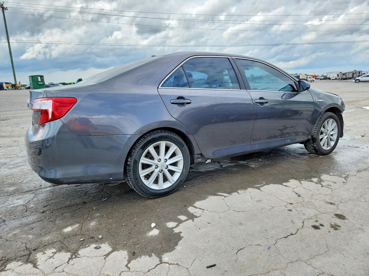 2013 Toyota Camry Hybrid Xle Gray vin: 4T1BD1FK4DU078173
