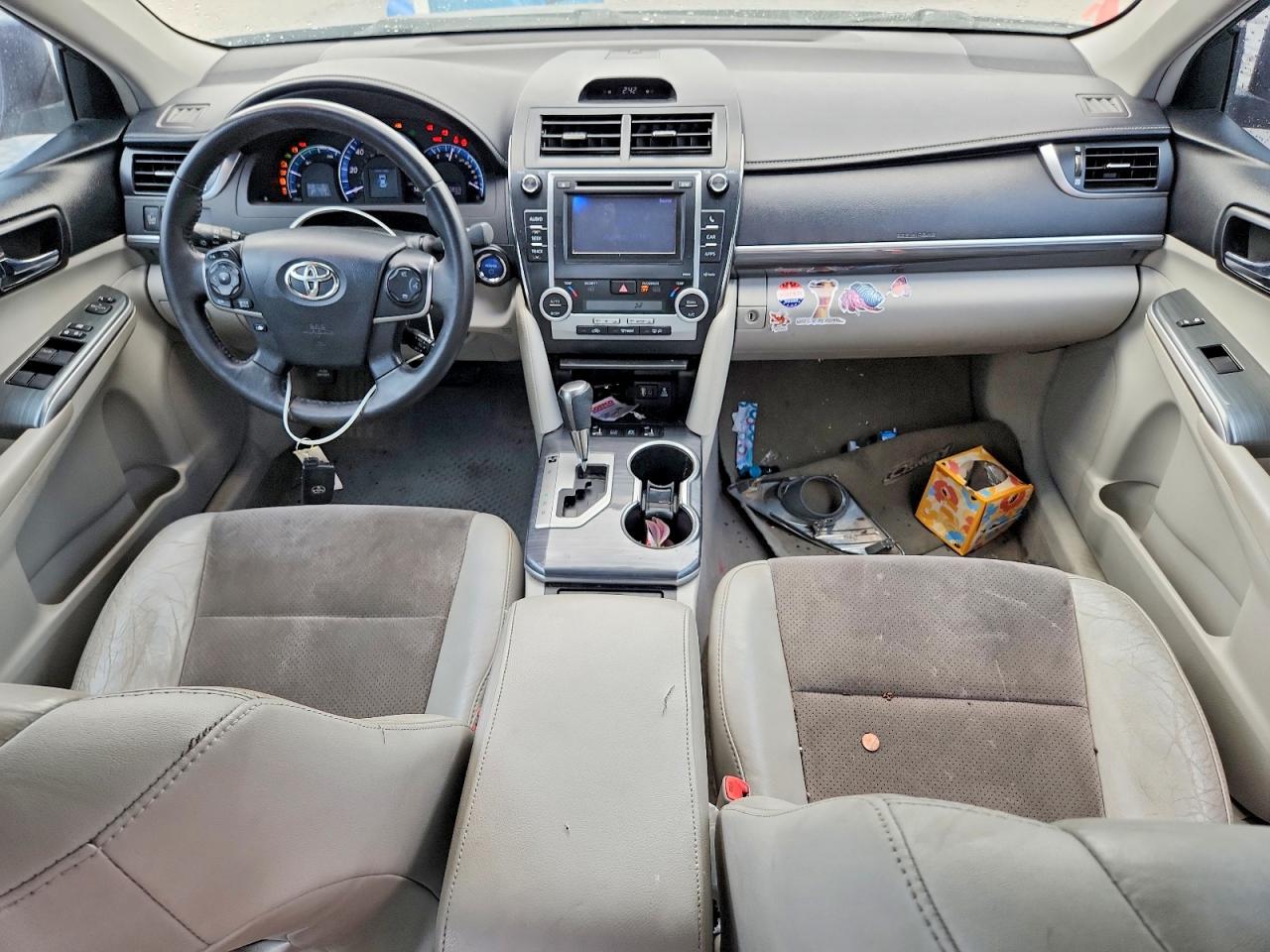 2013 Toyota Camry Hybrid Xle Gray vin: 4T1BD1FK4DU078173