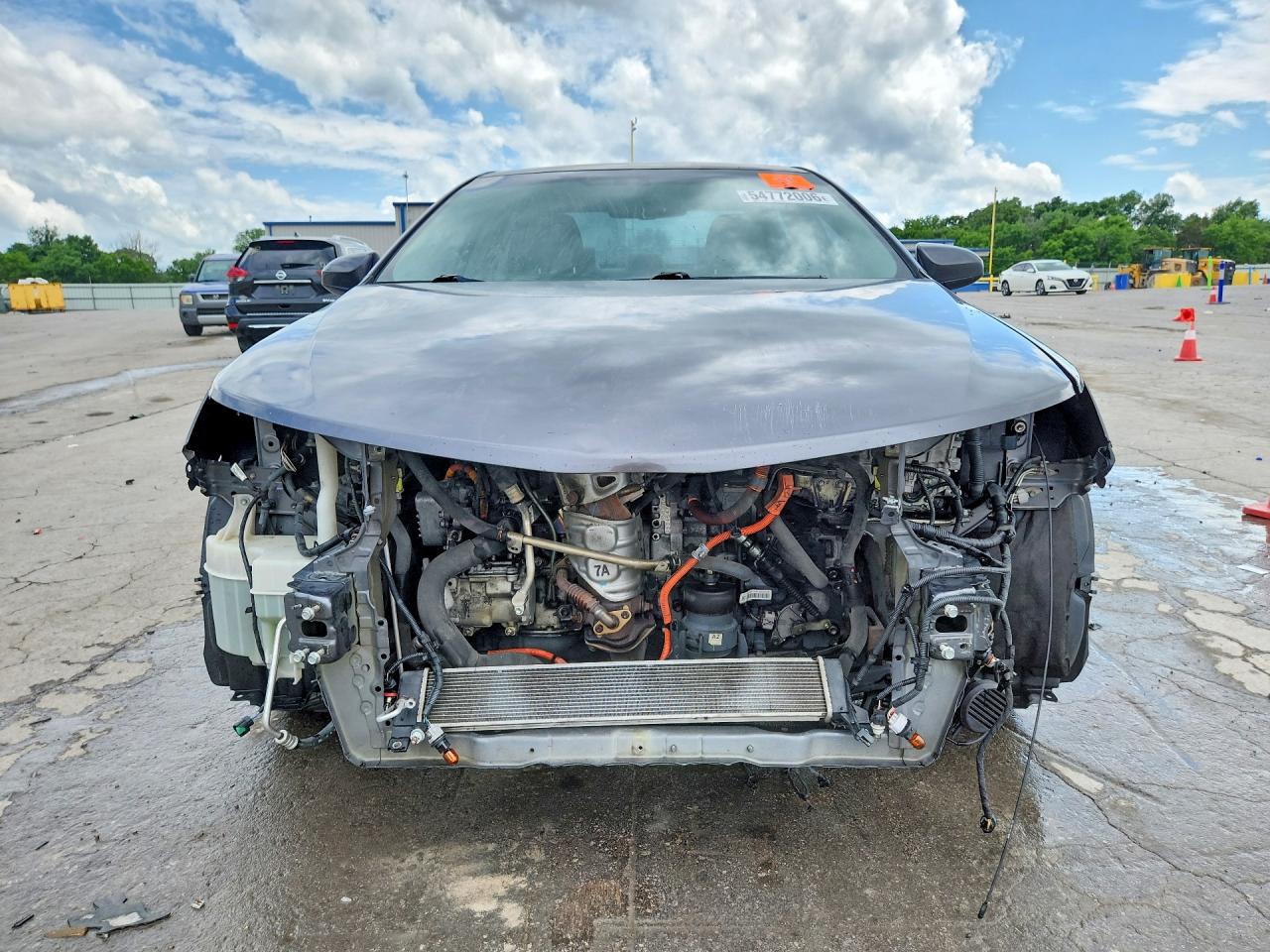 2013 Toyota Camry Hybrid Xle Gray vin: 4T1BD1FK4DU078173