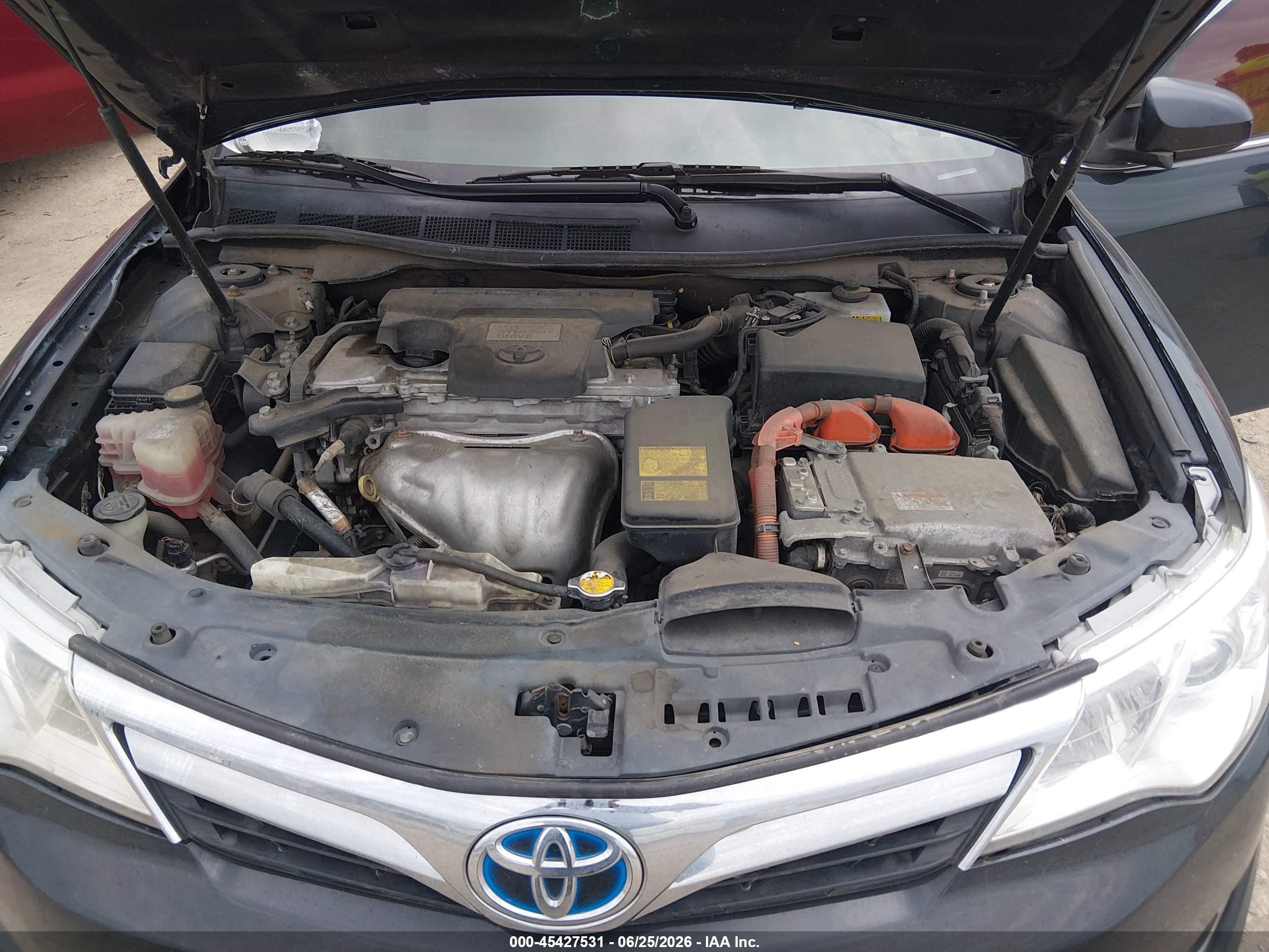 2013 Toyota Camry Hybrid Xle Black vin: 4T1BD1FK4DU083048