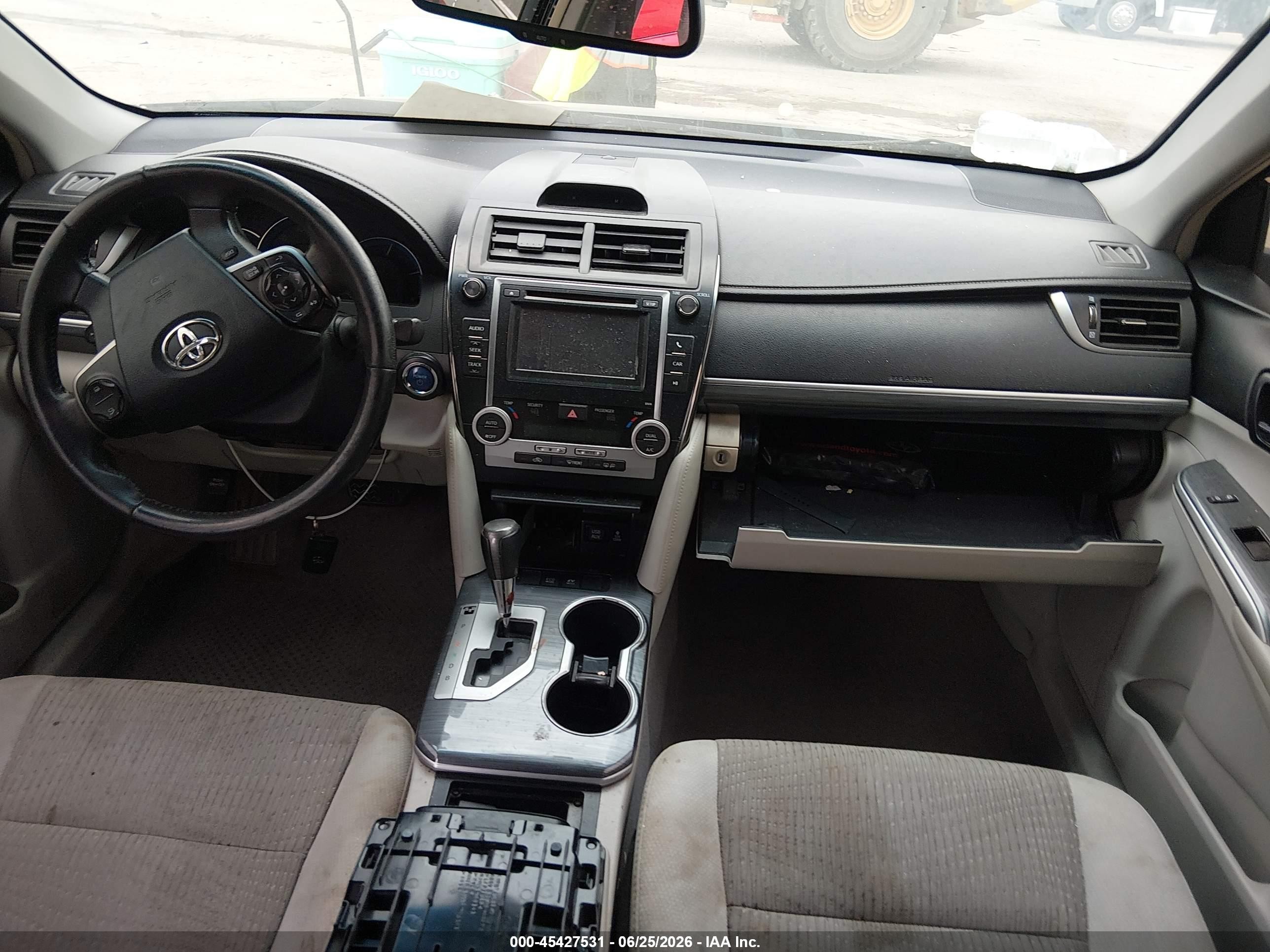 2013 Toyota Camry Hybrid Xle Black vin: 4T1BD1FK4DU083048