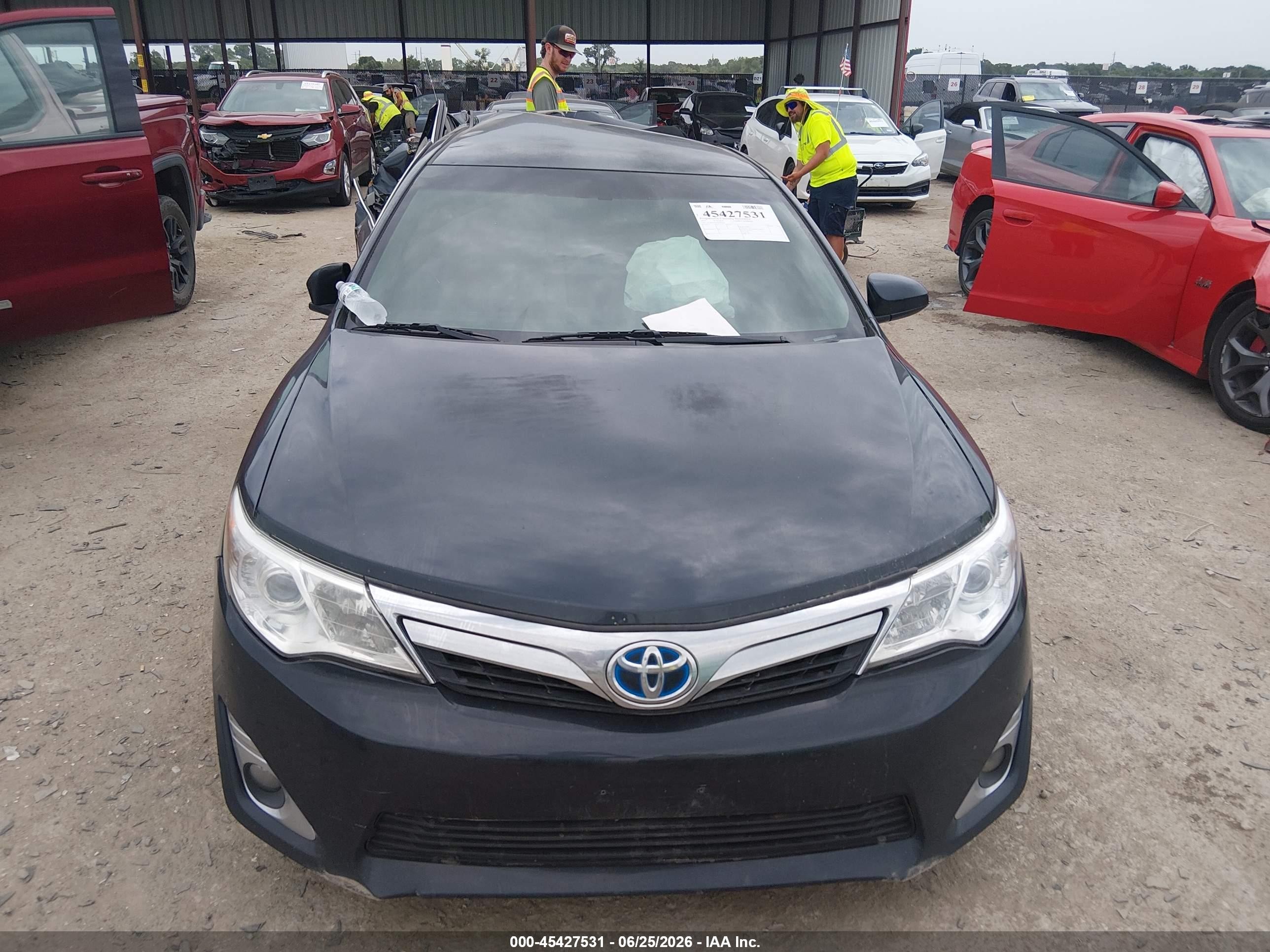 2013 Toyota Camry Hybrid Xle Black vin: 4T1BD1FK4DU083048