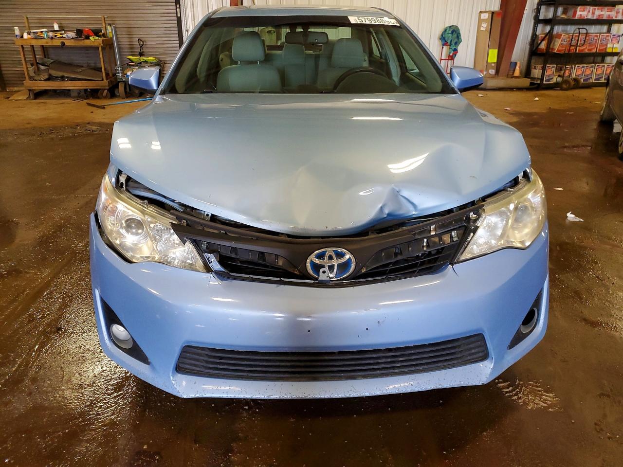 2013 Toyota Camry Hybrid Xle Blue vin: 4T1BD1FK4DU084345