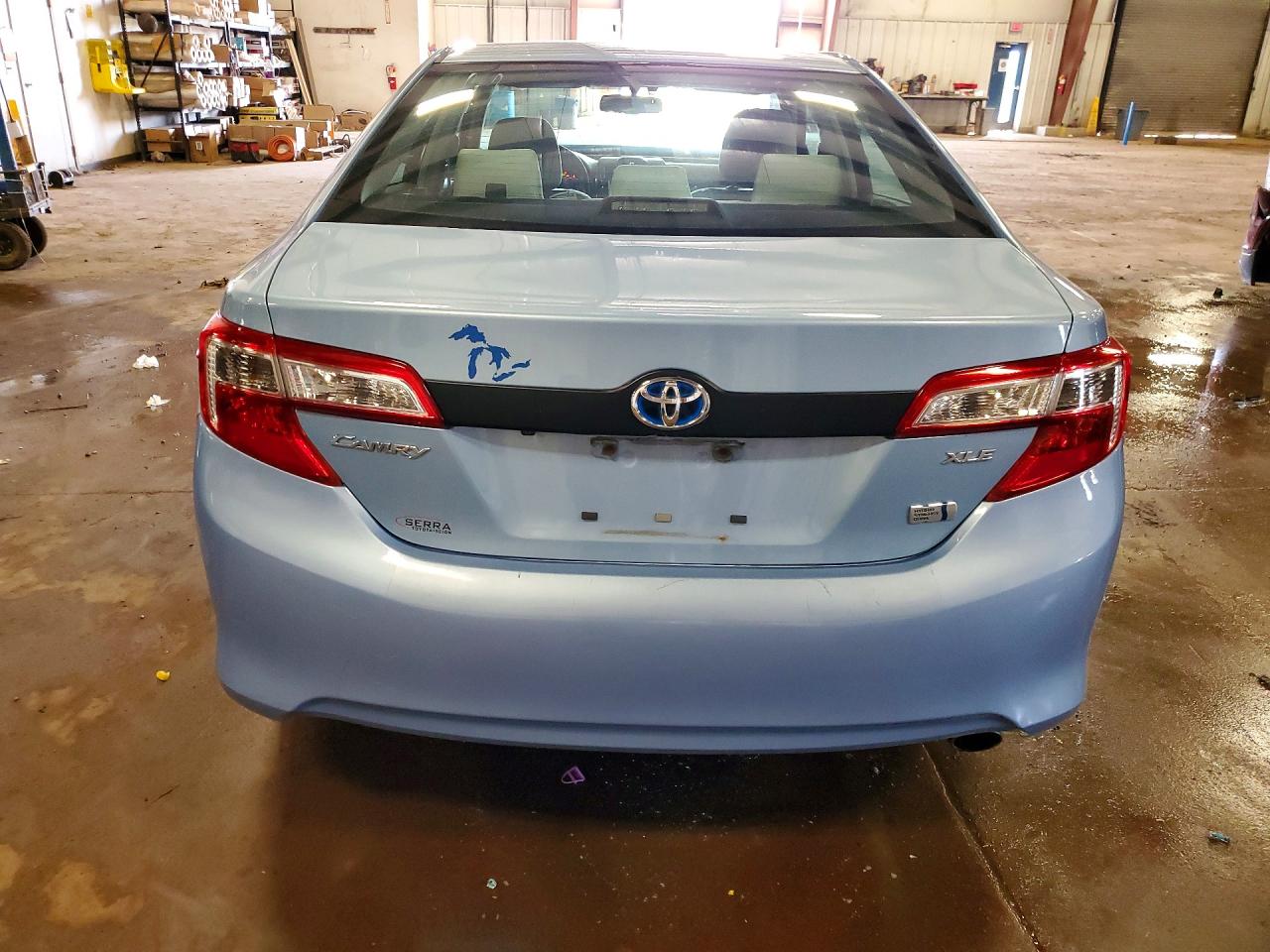 2013 Toyota Camry Hybrid Xle Blue vin: 4T1BD1FK4DU084345
