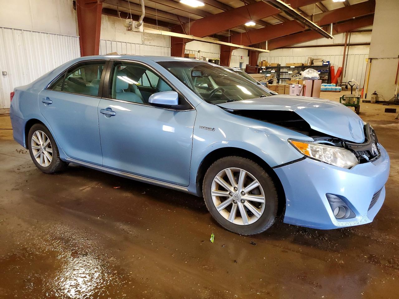 2013 Toyota Camry Hybrid Xle Blue vin: 4T1BD1FK4DU084345