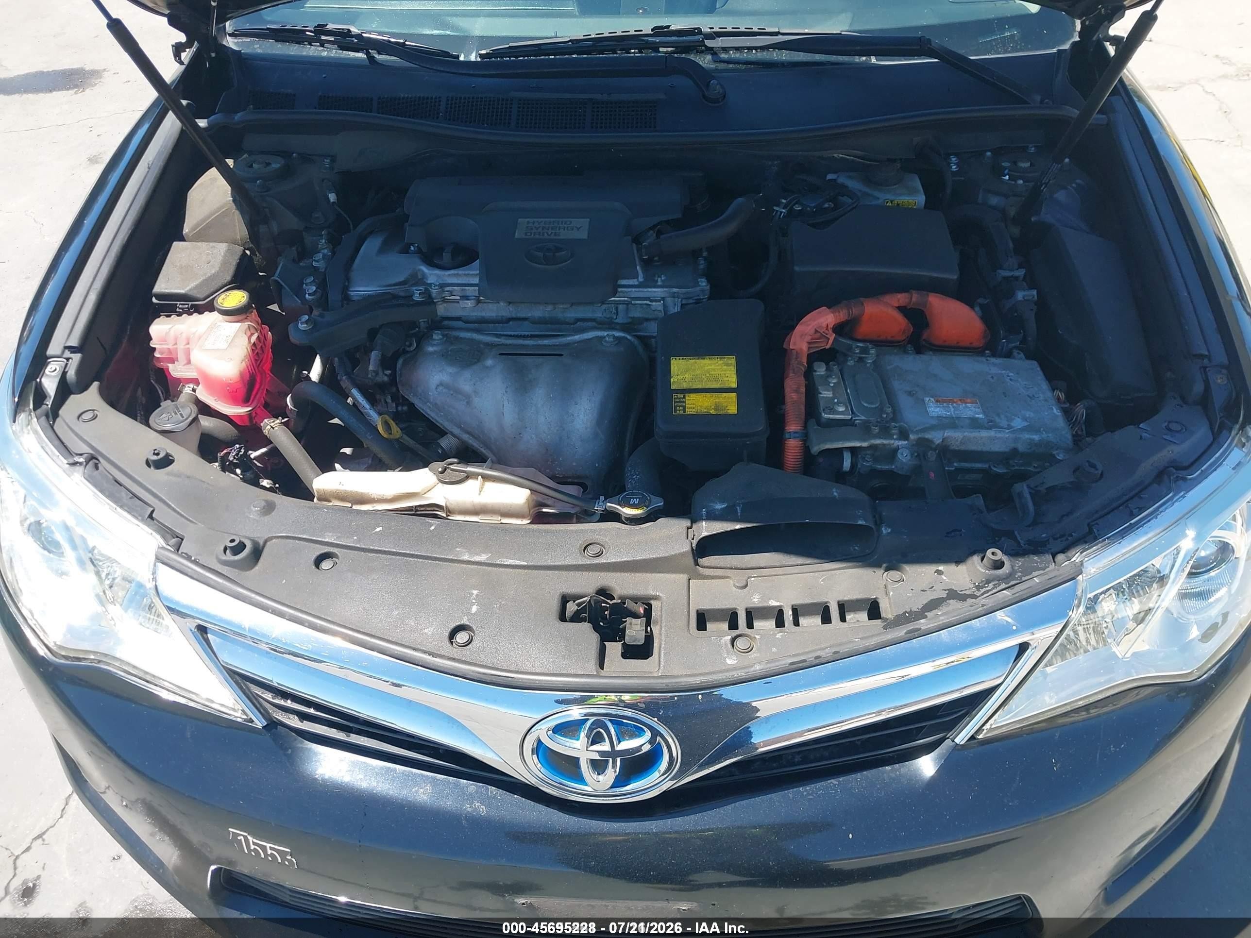 2014 Toyota Camry Hybrid Le Black vin: 4T1BD1FK4EU098375
