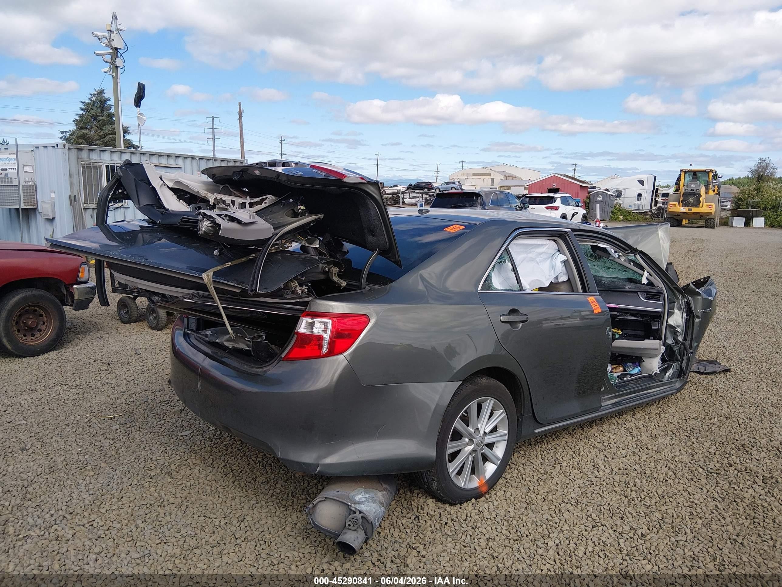 2014 Toyota Camry Hybrid Xle Green vin: 4T1BD1FK4EU101050
