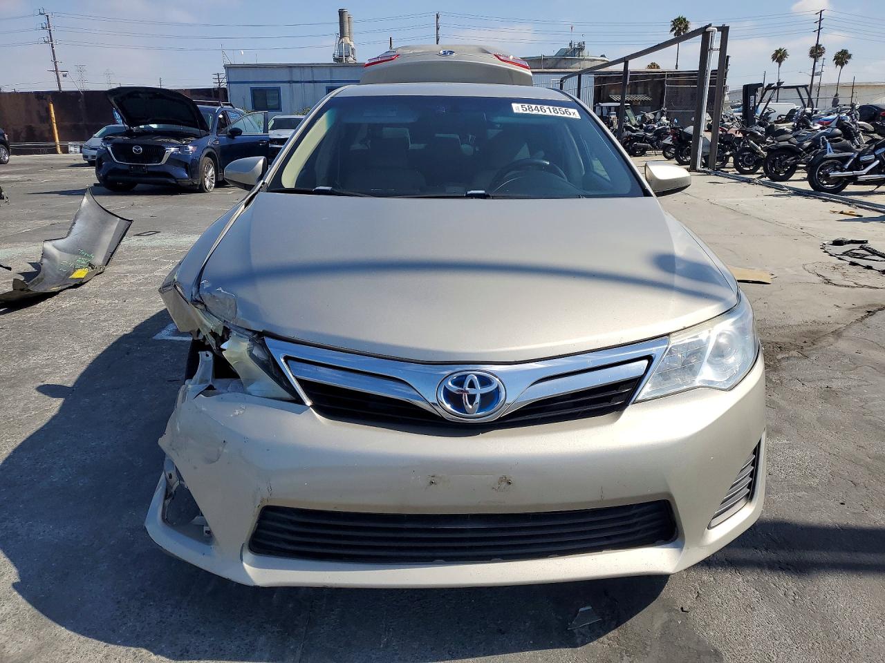 2014 Toyota Camry Hybrid Желто-коричневый vin: 4T1BD1FK4EU101906